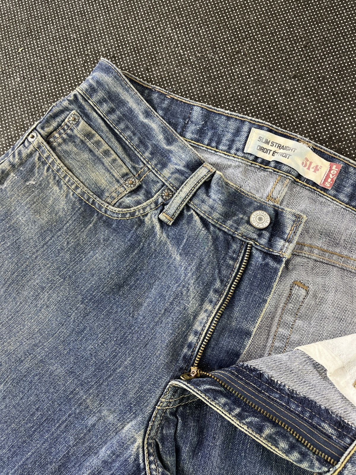Levi's × Vintage Vintage Levis 514 Rusty Wash Jeans - J148 Size US 34 / EU 50 - 6 Thumbnail