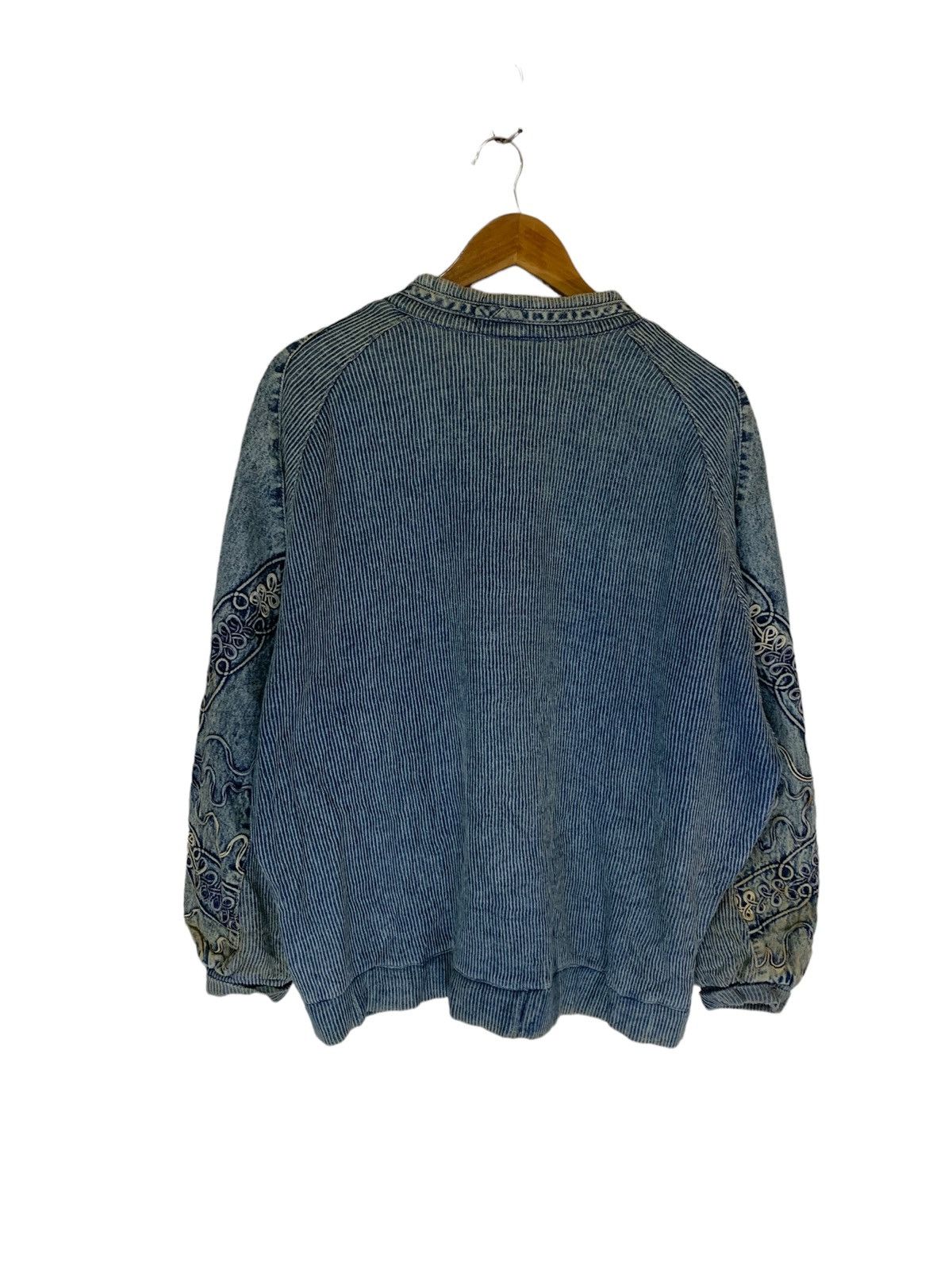 Japanese Brand × Vintage Vintage Denim Cardigan Size US L / EU 52-54 / 3 - 5 Thumbnail
