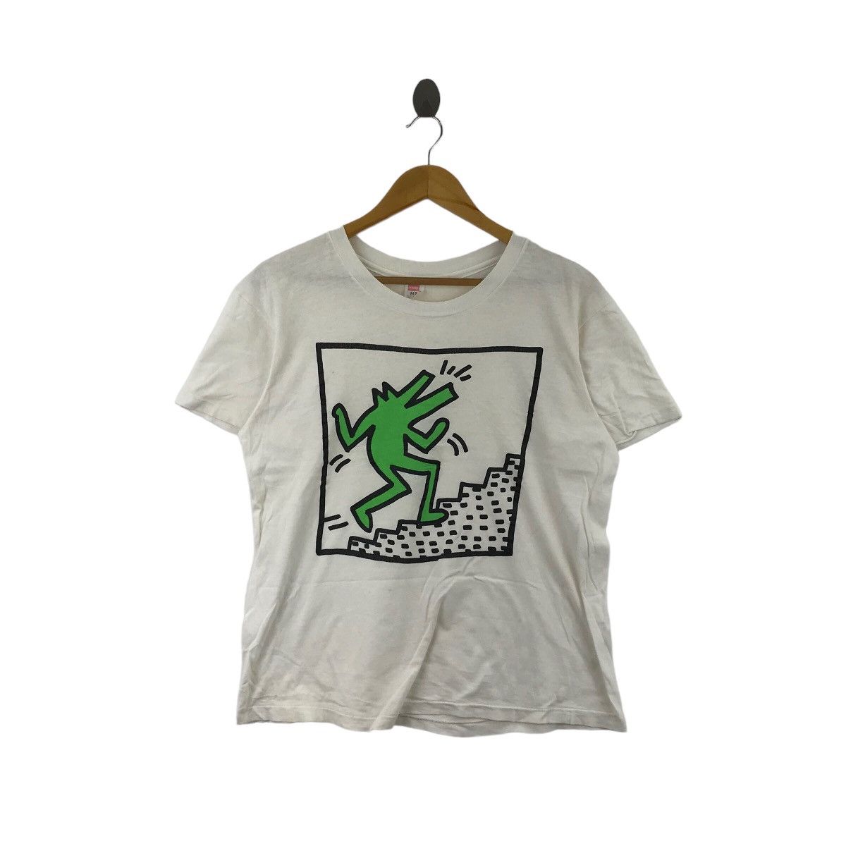 Keith Haring Vintage 1980s KEITH HARING HANES Pop Arts Streetwear Size US M / EU 48-50 / 2 - 1 Thumbnail