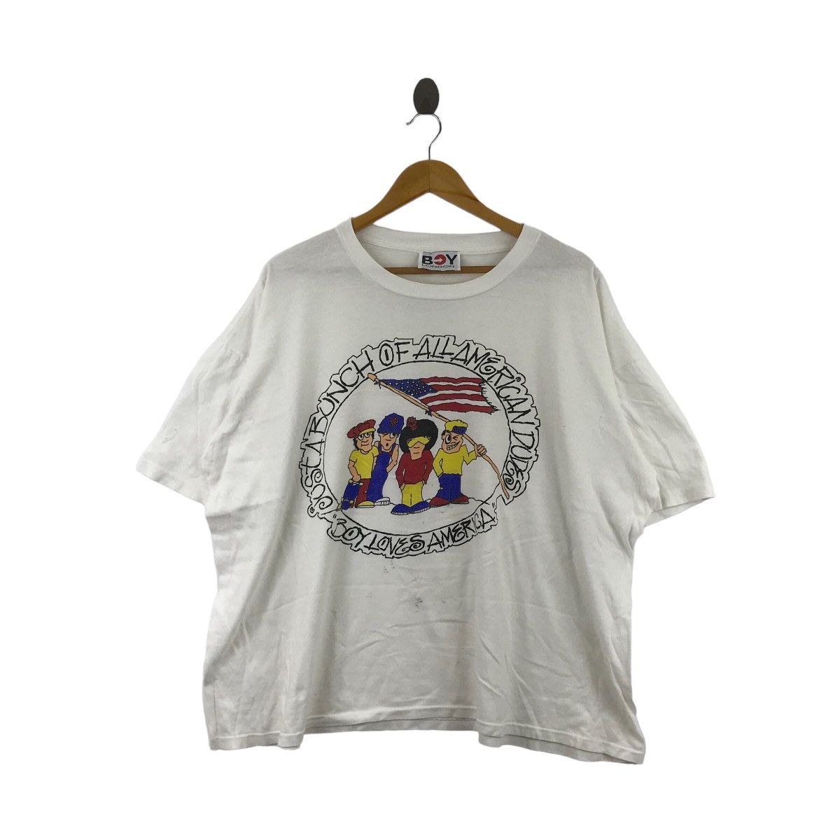 Boy London Vintage 1992 BOY LONDON REYNOR Punk America T-Shirts Size US XL / EU 56 / 4 - 1 Thumbnail
