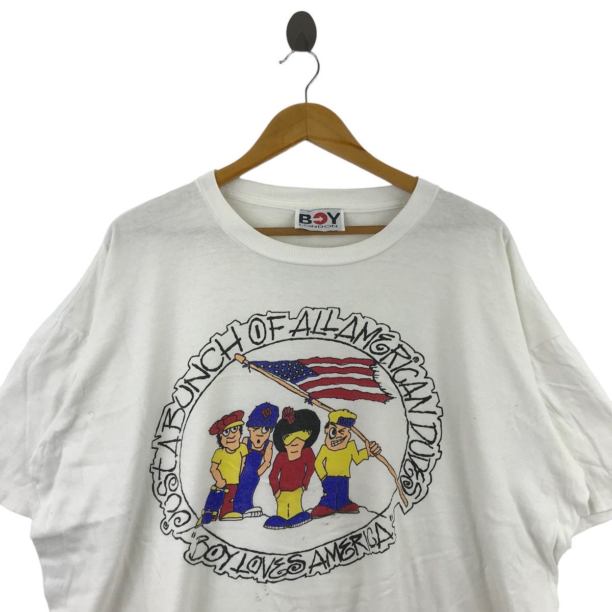 Boy London Vintage 1992 BOY LONDON REYNOR Punk America T-Shirts Size US XL / EU 56 / 4 - 2 Thumbnail