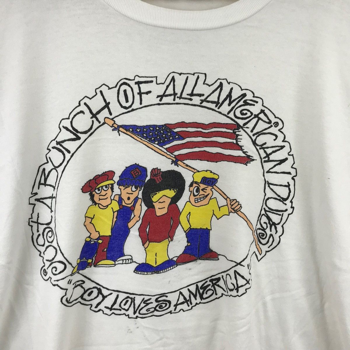 Boy London Vintage 1992 BOY LONDON REYNOR Punk America T-Shirts Size US XL / EU 56 / 4 - 5 Thumbnail