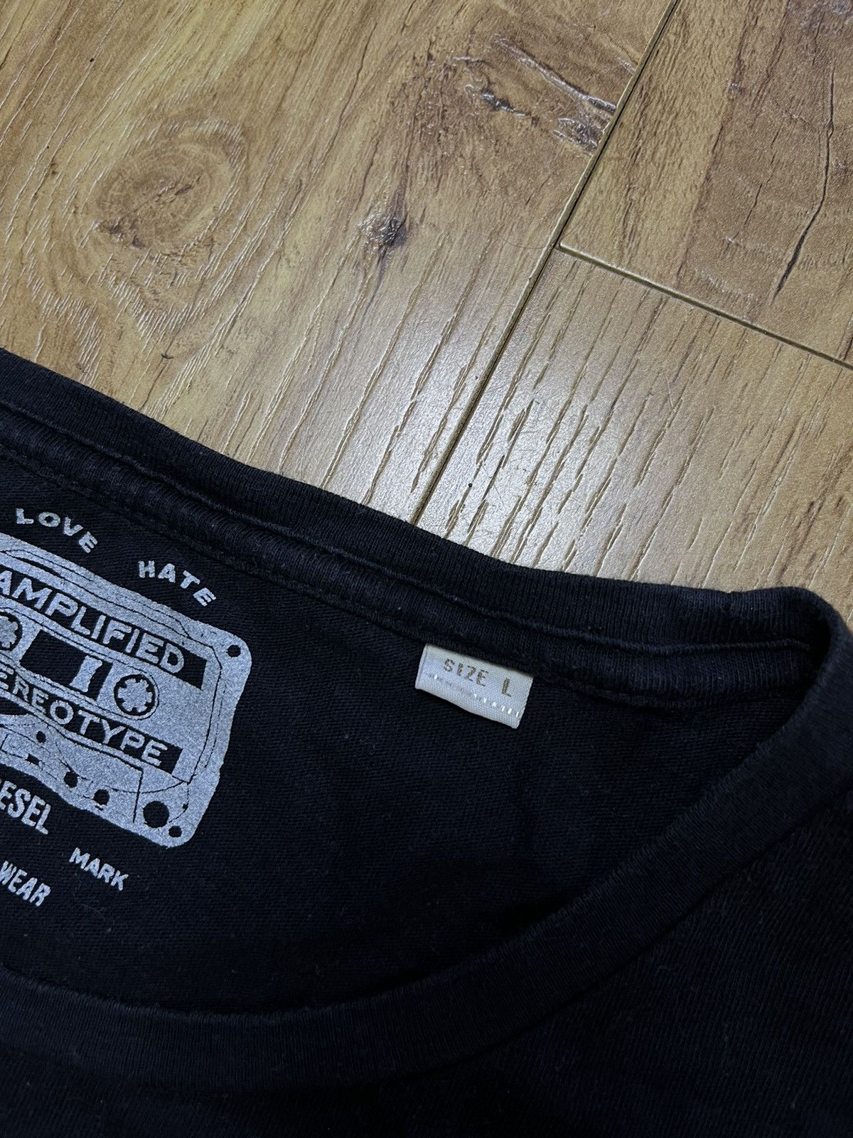 Diesel × Vintage Vintage Avant-Garde Diesel Big logo T-Shirt Japan Style Size L / US 10 / IT 46 - 3 Thumbnail