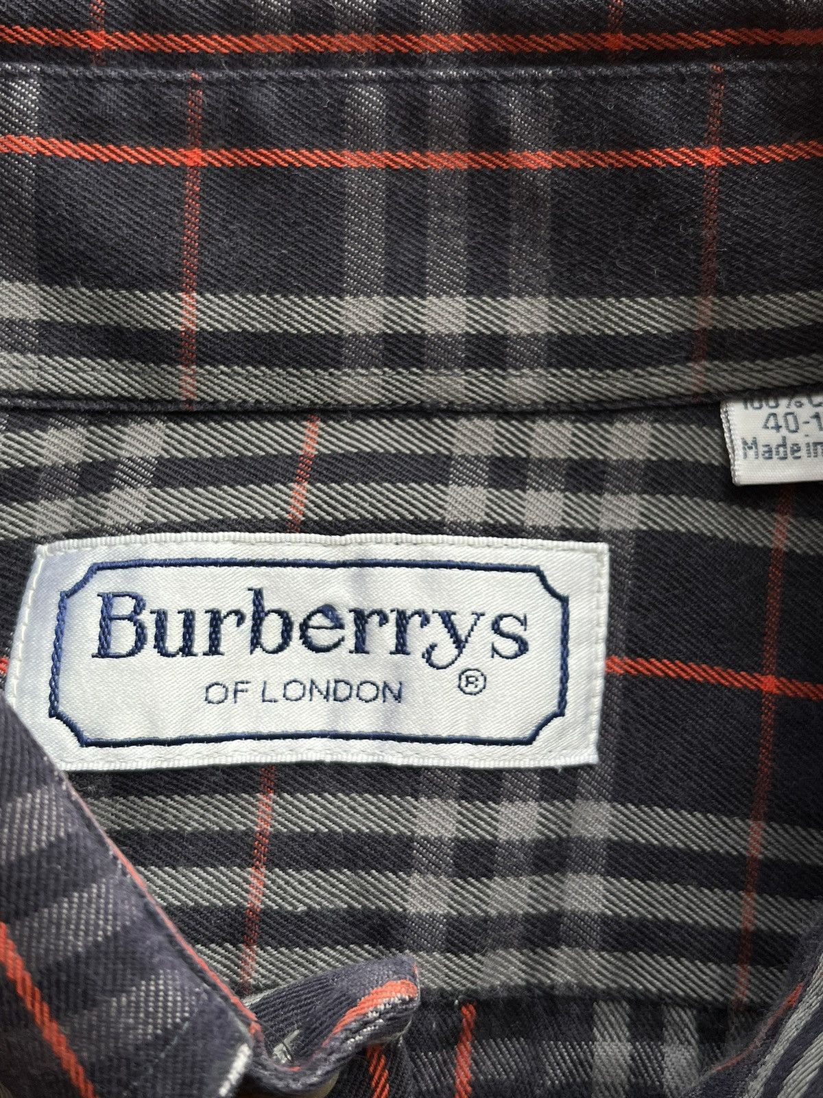 Burberry Rare vintage Burberry / Burberrys nova check shirt Size US L / EU 52-54 / 3 - 5 Thumbnail