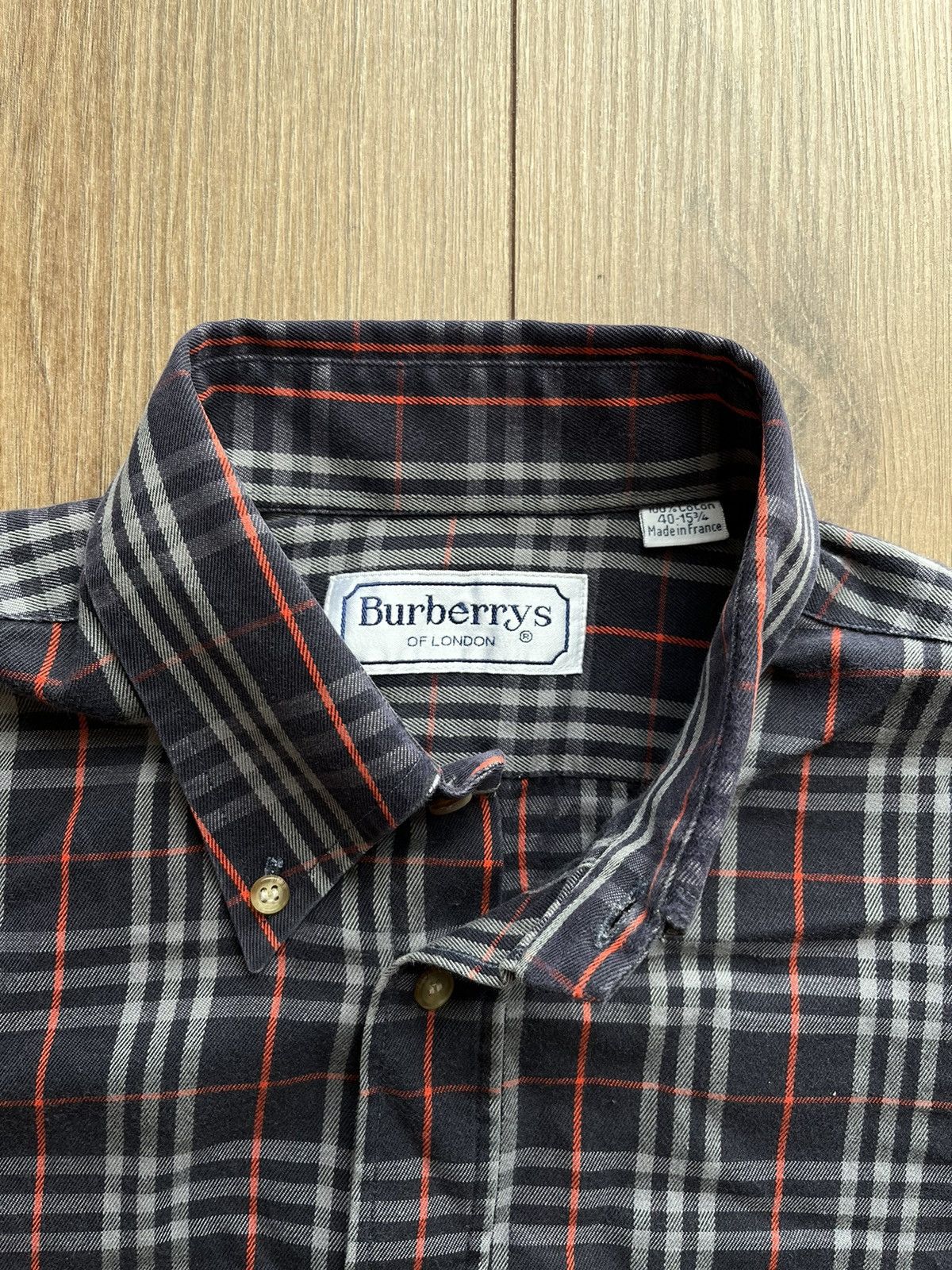 Burberry Rare vintage Burberry / Burberrys nova check shirt Size US L / EU 52-54 / 3 - 4 Thumbnail