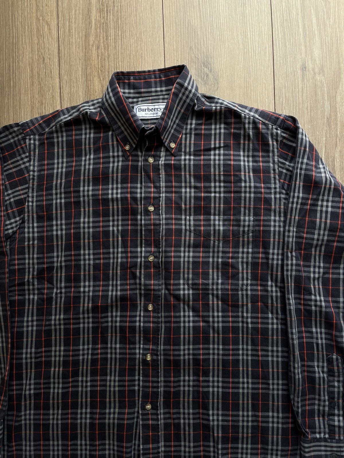 Burberry Rare vintage Burberry / Burberrys nova check shirt Size US L / EU 52-54 / 3 - 3 Thumbnail