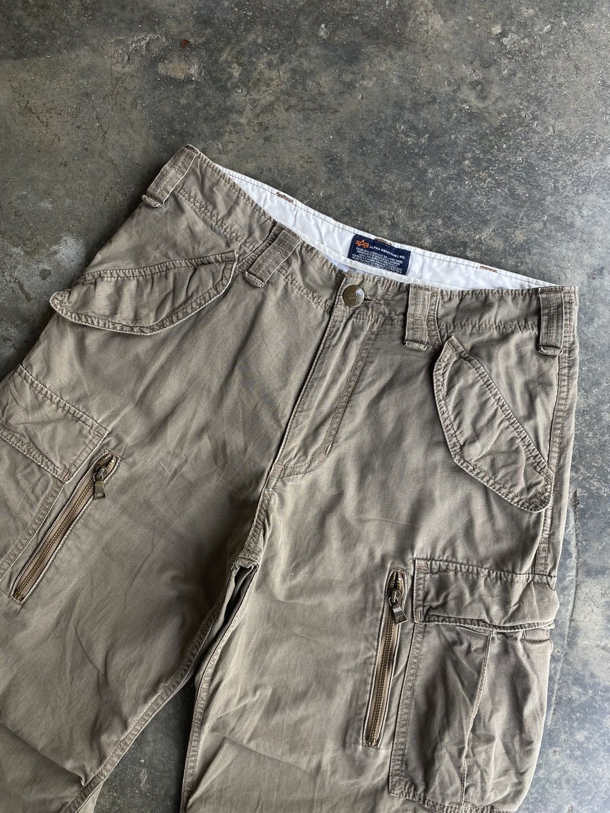 Alpha Industries Vintage Alpha Industries Cargo Pants Size US 32 / EU 48 - 3 Thumbnail