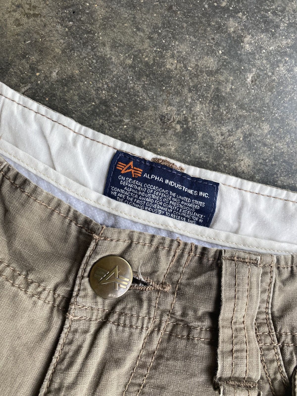 Alpha Industries Vintage Alpha Industries Cargo Pants Size US 32 / EU 48 - 5 Thumbnail