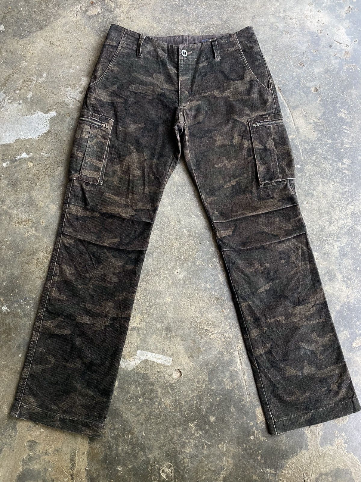 Japanese Brand × Vintage Vintage Coduroy Cargo Army Size US 32 / EU 48 - 1 Thumbnail
