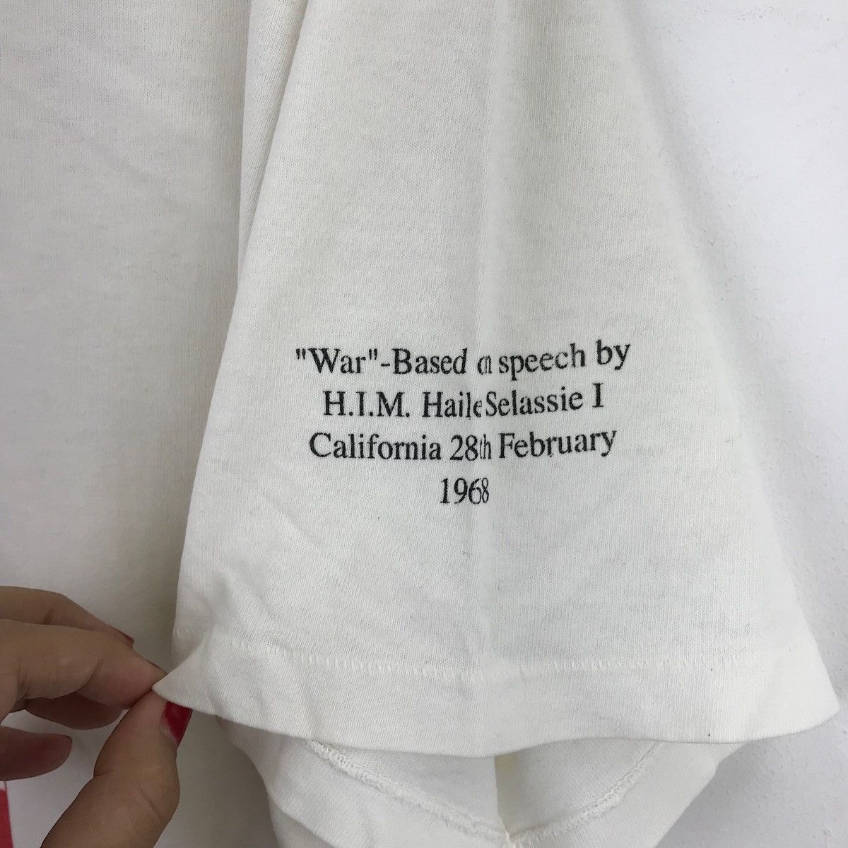 Octopus Vintage PHILOSOPHY OF WAR H.I.M. Haile Sultan T-Shirts Size US L / EU 52-54 / 3 - 6 Thumbnail