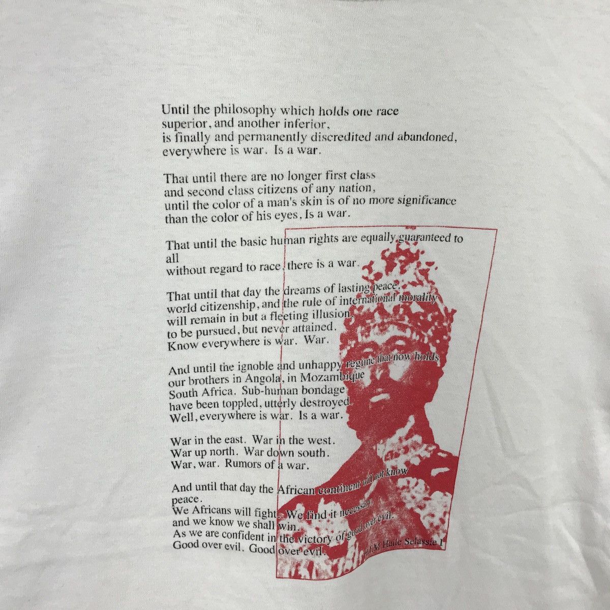 Octopus Vintage PHILOSOPHY OF WAR H.I.M. Haile Sultan T-Shirts Size US L / EU 52-54 / 3 - 5 Thumbnail