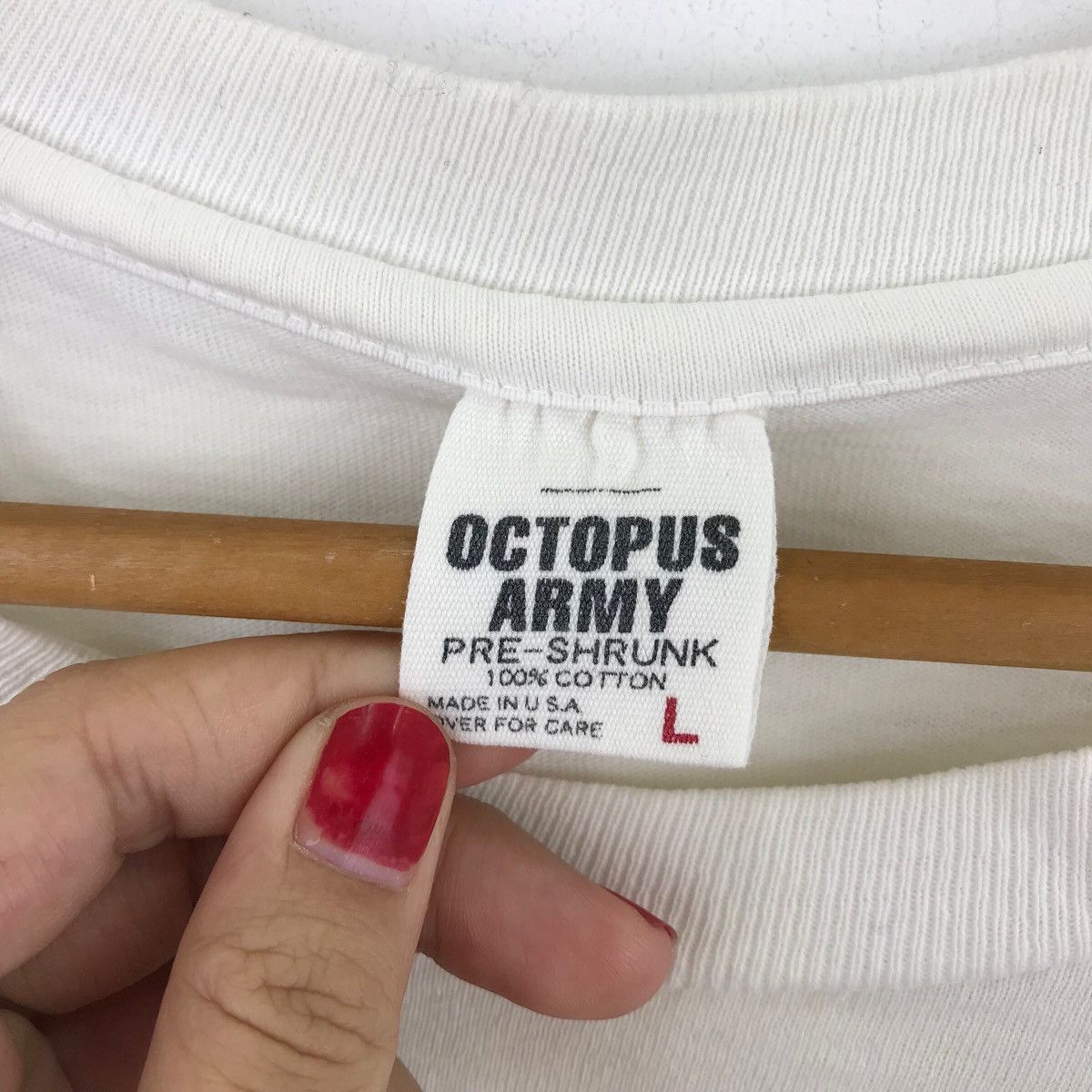 Octopus Vintage PHILOSOPHY OF WAR H.I.M. Haile Sultan T-Shirts Size US L / EU 52-54 / 3 - 3 Thumbnail