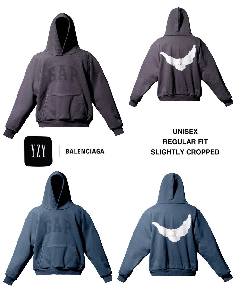 Gap BNWT Yeezy Gap Shrunken Hoodie | Grailed