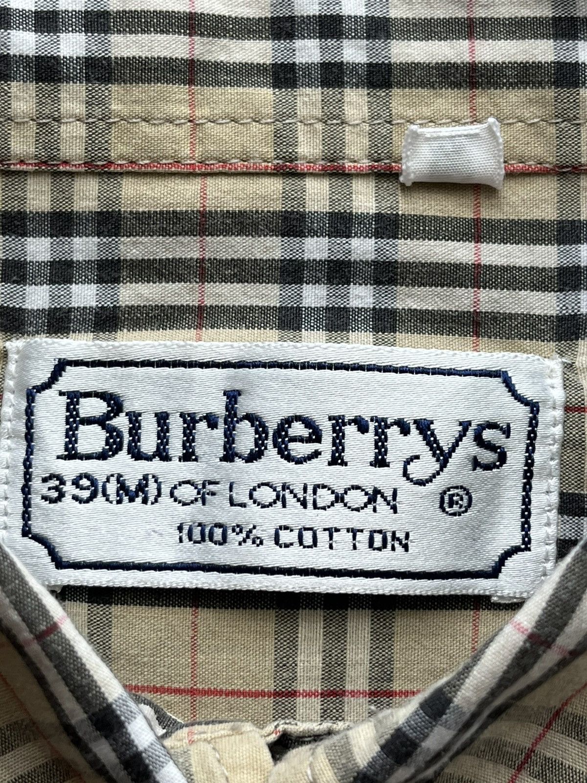 Burberry Classic vintage Burberry / Burberrys nova check shirt Size US M / EU 48-50 / 2 - 5 Thumbnail