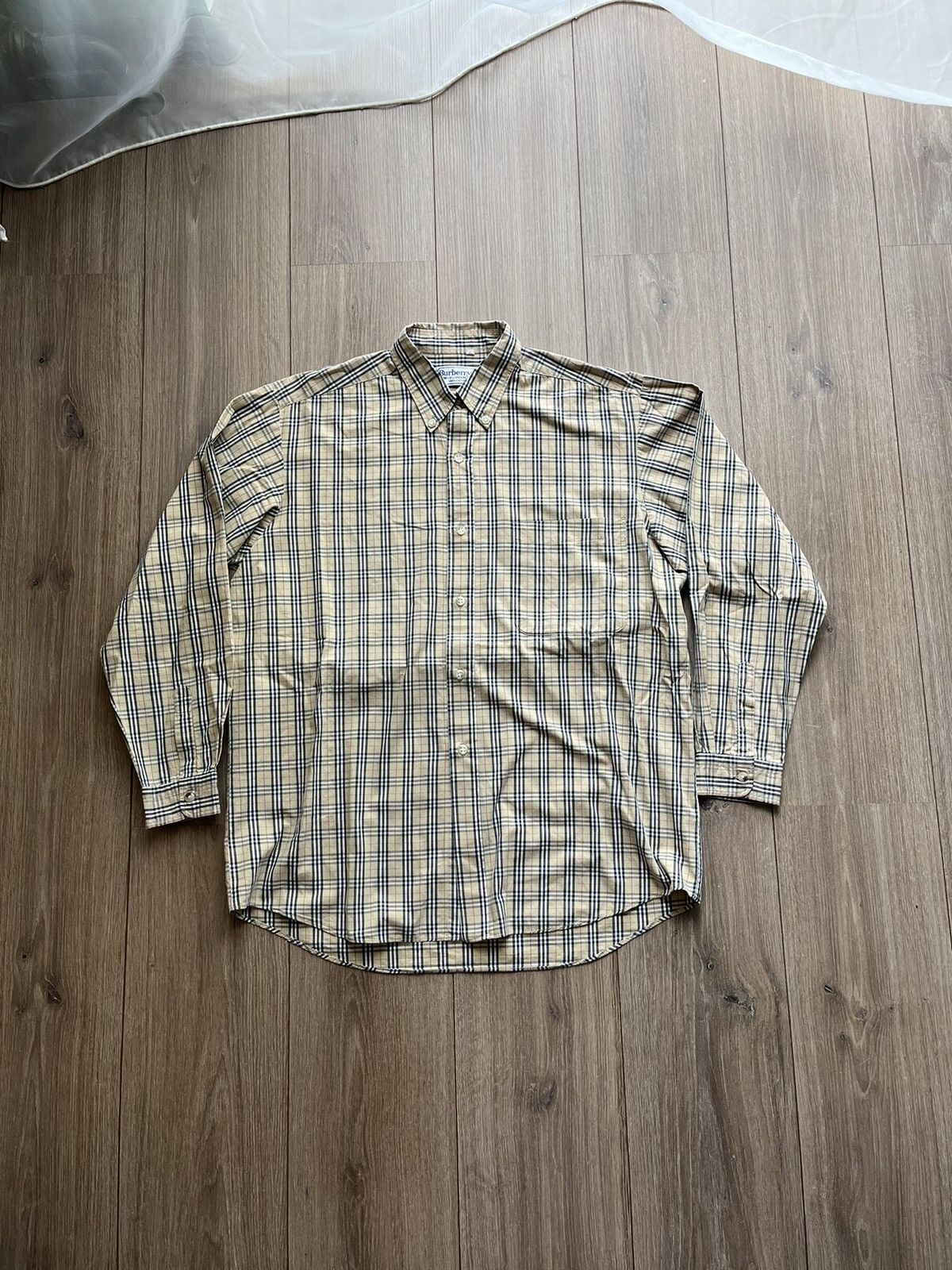 Burberry Classic vintage Burberry / Burberrys nova check shirt Size US M / EU 48-50 / 2 - 1 Thumbnail