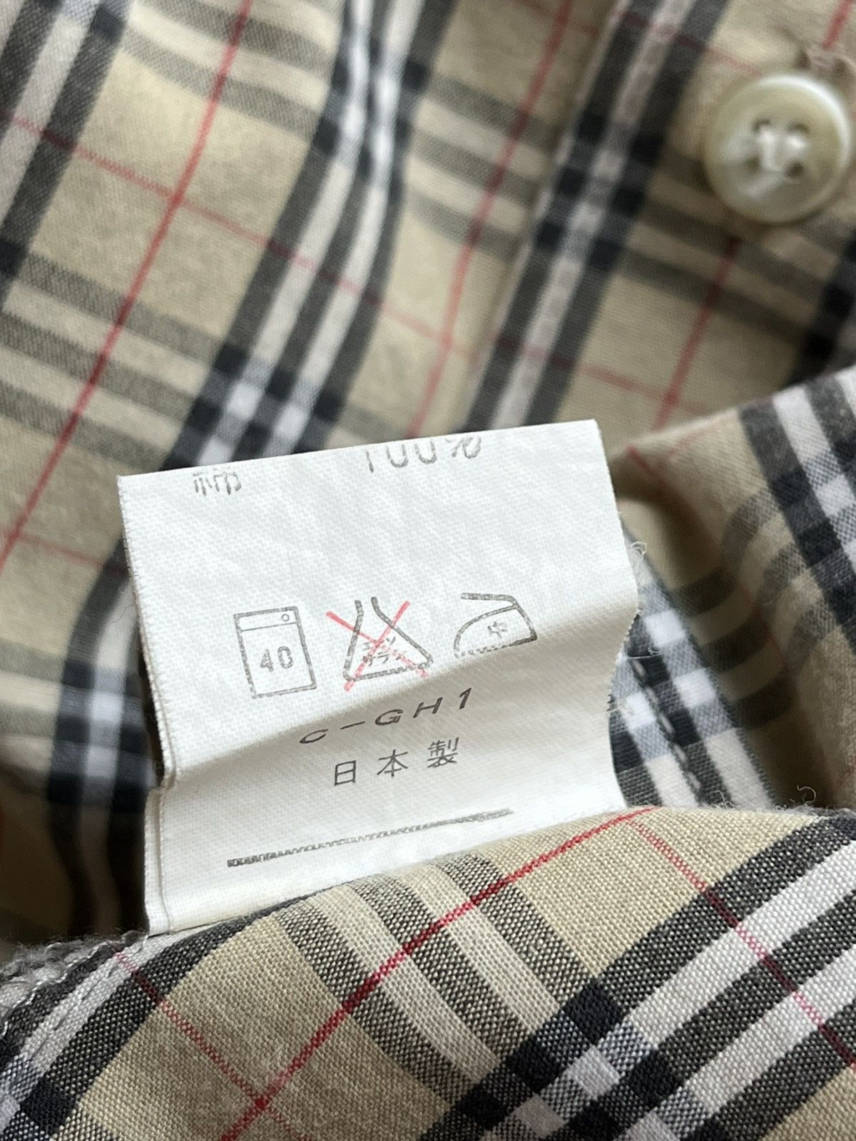 Burberry Classic vintage Burberry / Burberrys nova check shirt Size US M / EU 48-50 / 2 - 7 Thumbnail