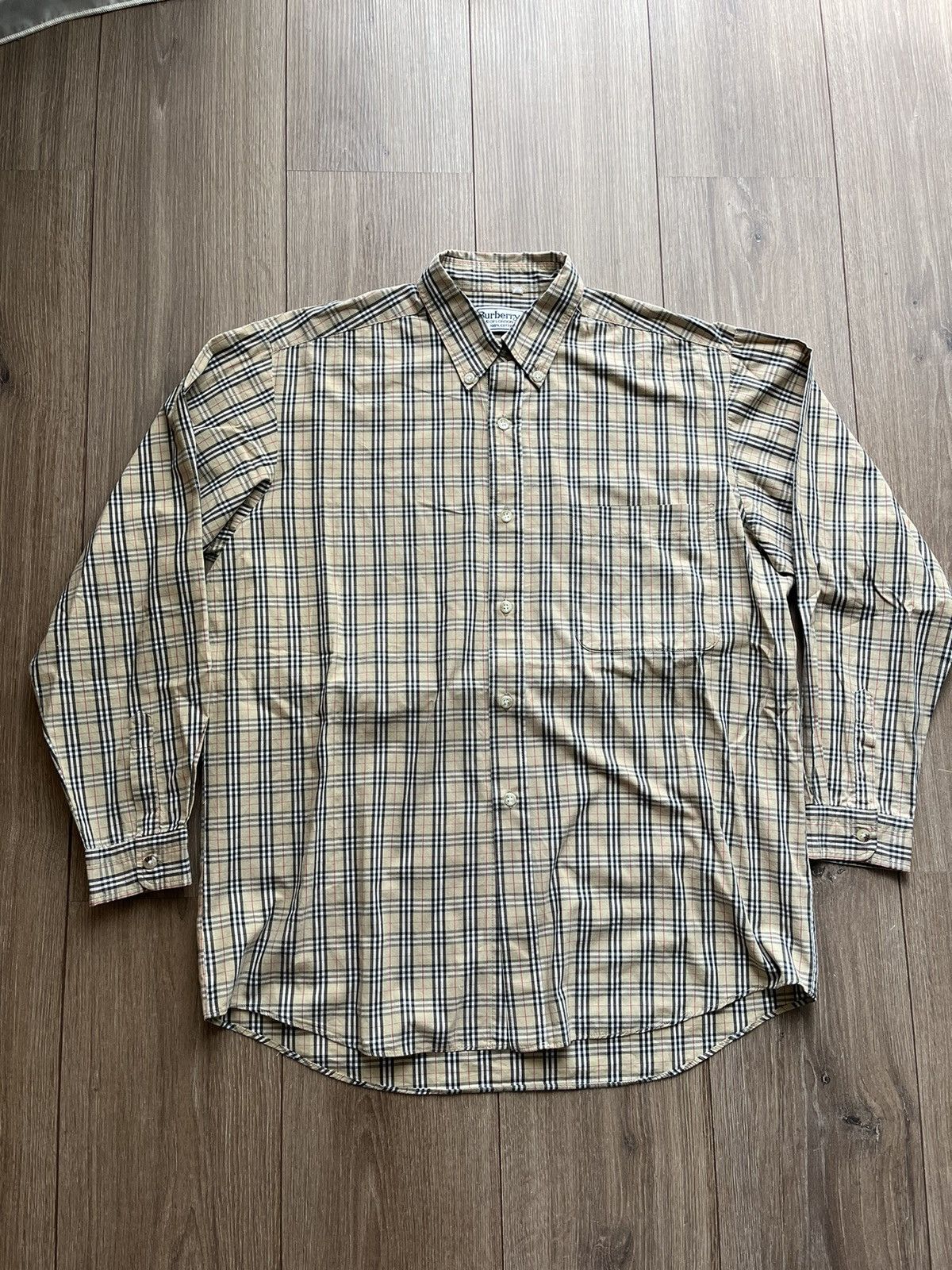 Burberry Classic vintage Burberry / Burberrys nova check shirt Size US M / EU 48-50 / 2 - 2 Thumbnail