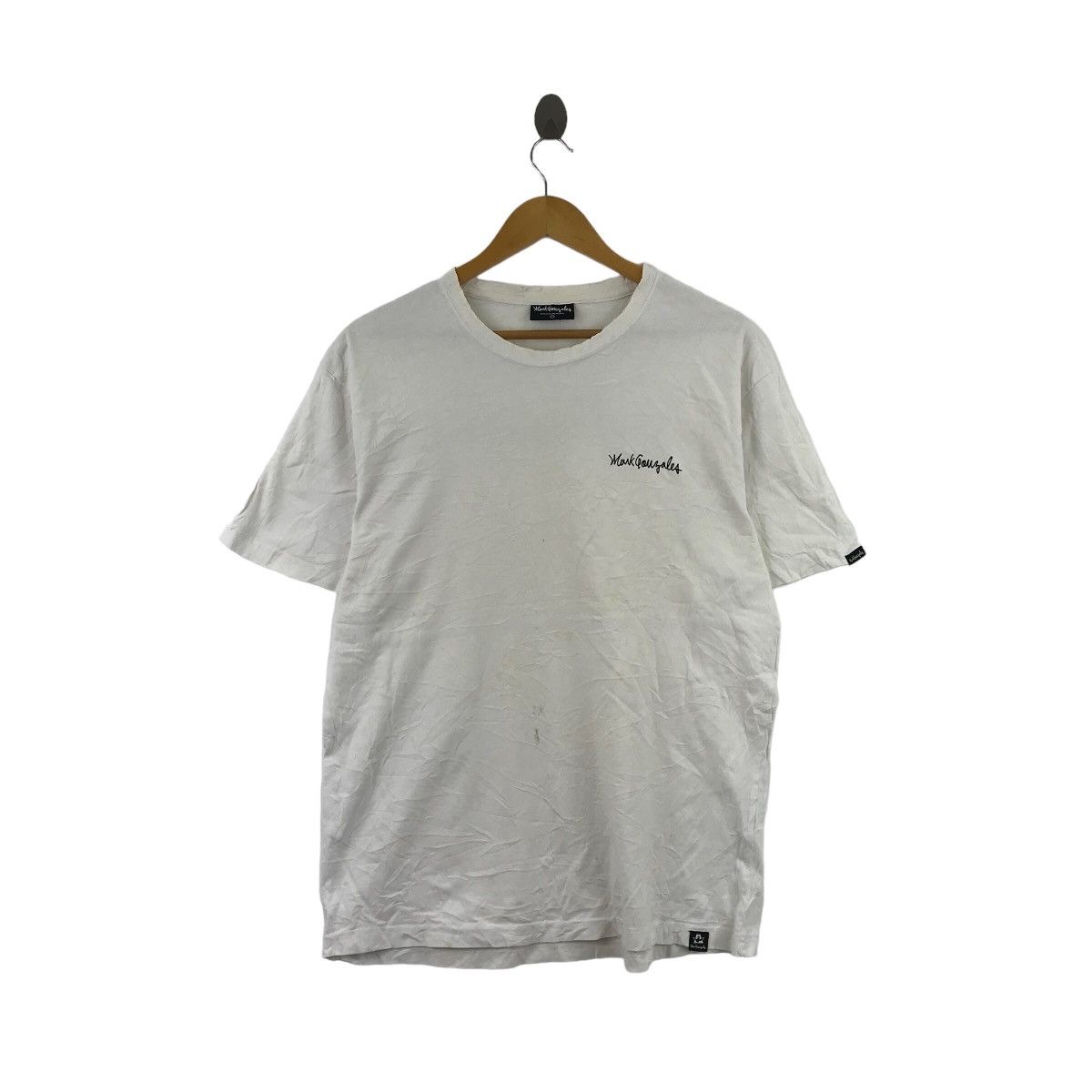 Vintage Vintage MARK GONZALES SKATEBOARD Skate Spell Out T-Shirts Size US L / EU 52-54 / 3 - 2 Thumbnail