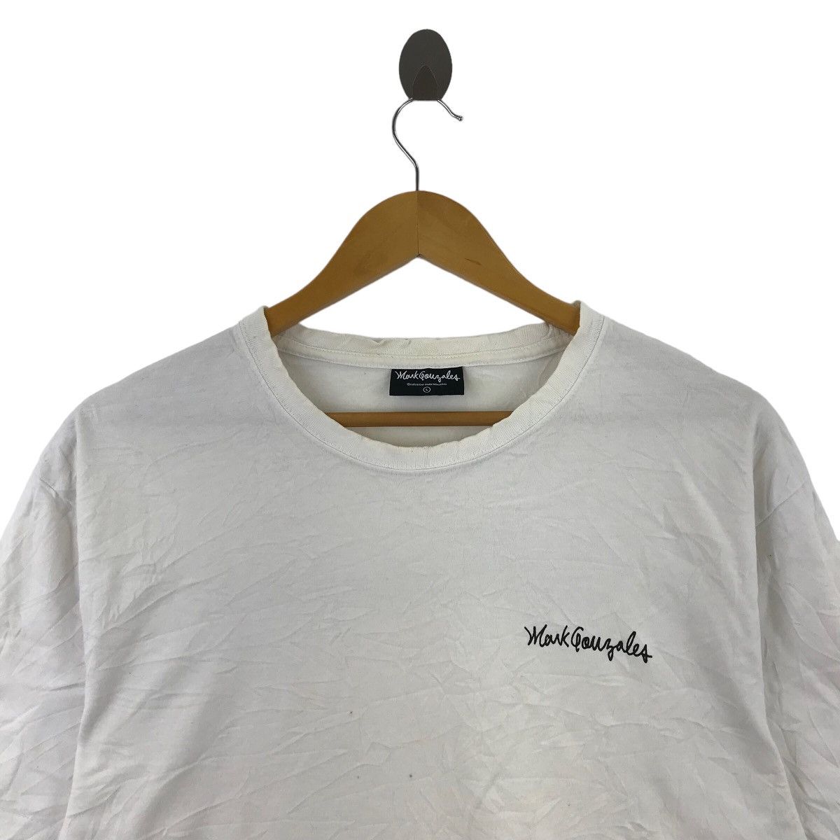 Vintage Vintage MARK GONZALES SKATEBOARD Skate Spell Out T-Shirts Size US L / EU 52-54 / 3 - 3 Thumbnail