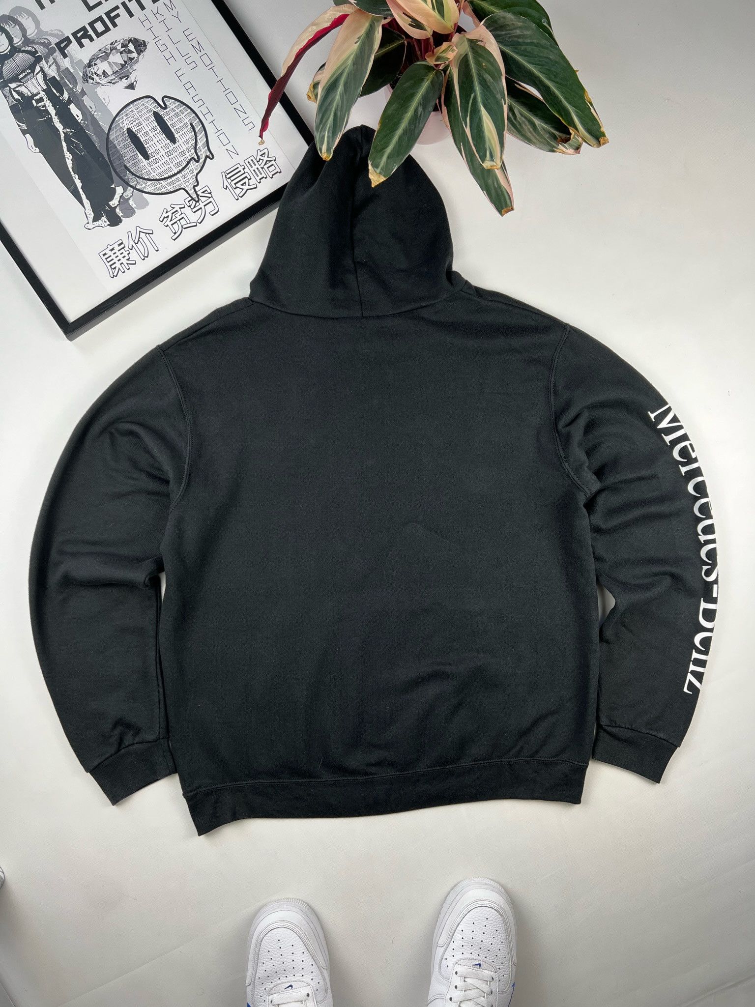 Mercedes Benz Hoodie Zip Big Embroidery Logo Medium Racing