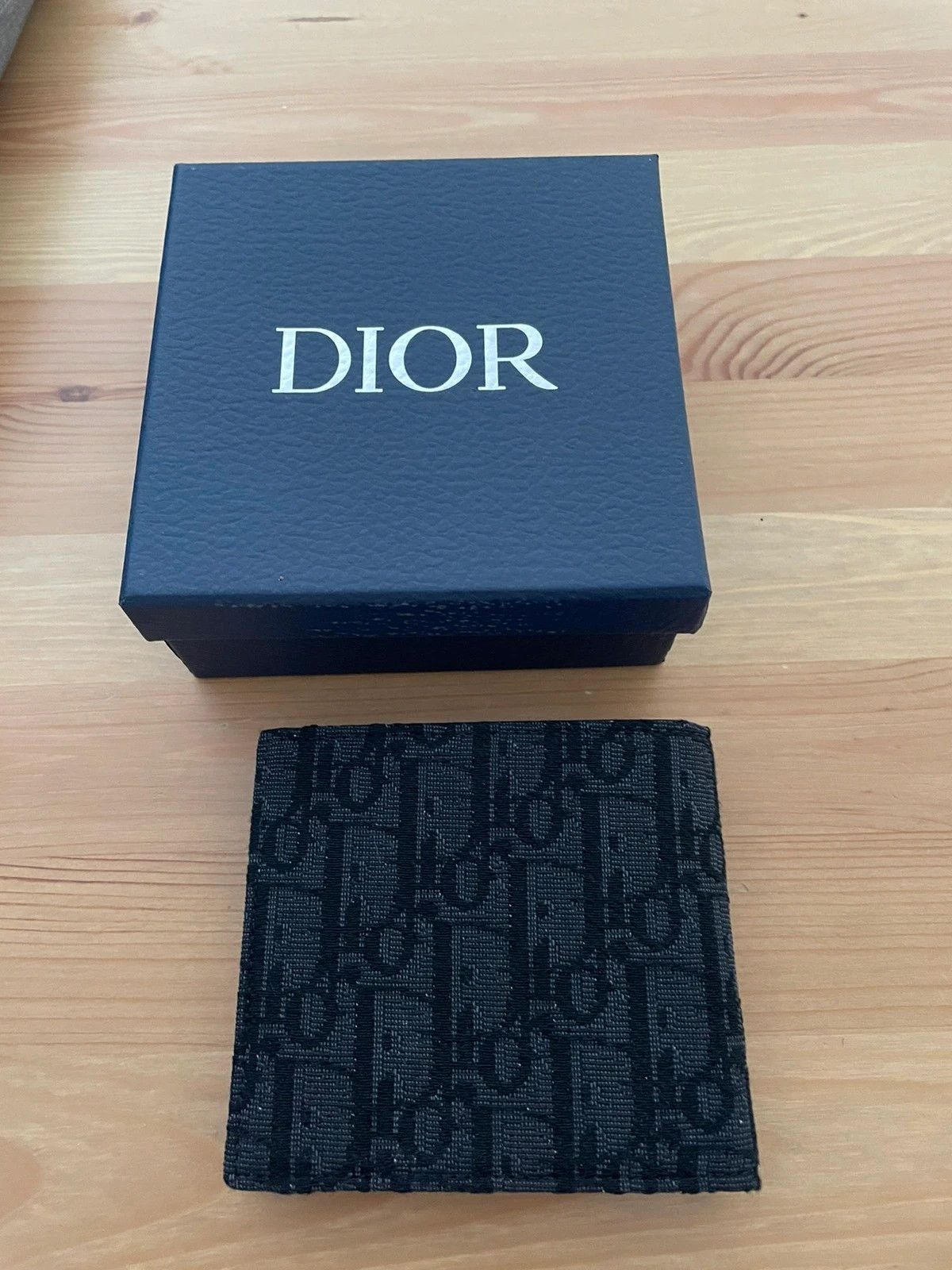 Dior Black Dior Oblique Jacquard Wallet Size ONE SIZE - 3 Thumbnail