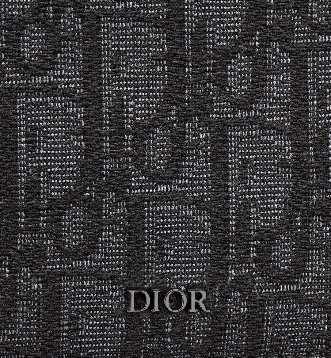 Dior Black Dior Oblique Jacquard Wallet Size ONE SIZE - 6 Thumbnail