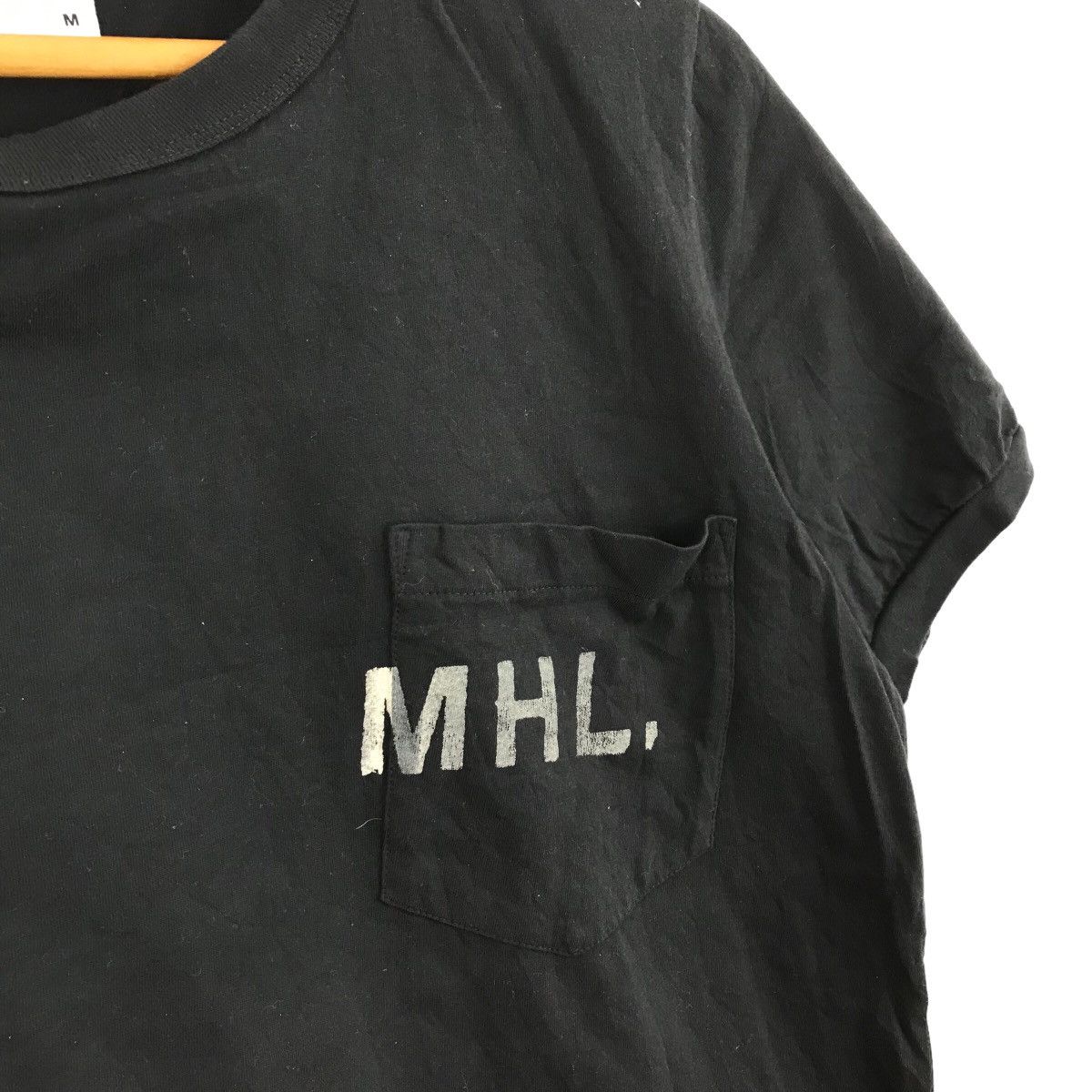 Margaret Howell MARGARET HOWELL MHL. British Logo Black T-Shirts Size US M / EU 48-50 / 2 - 5 Thumbnail