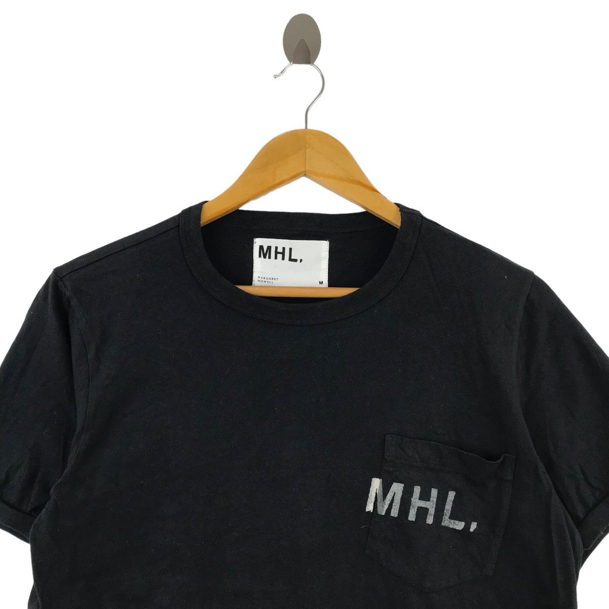 Margaret Howell MARGARET HOWELL MHL. British Logo Black T-Shirts Size US M / EU 48-50 / 2 - 2 Thumbnail