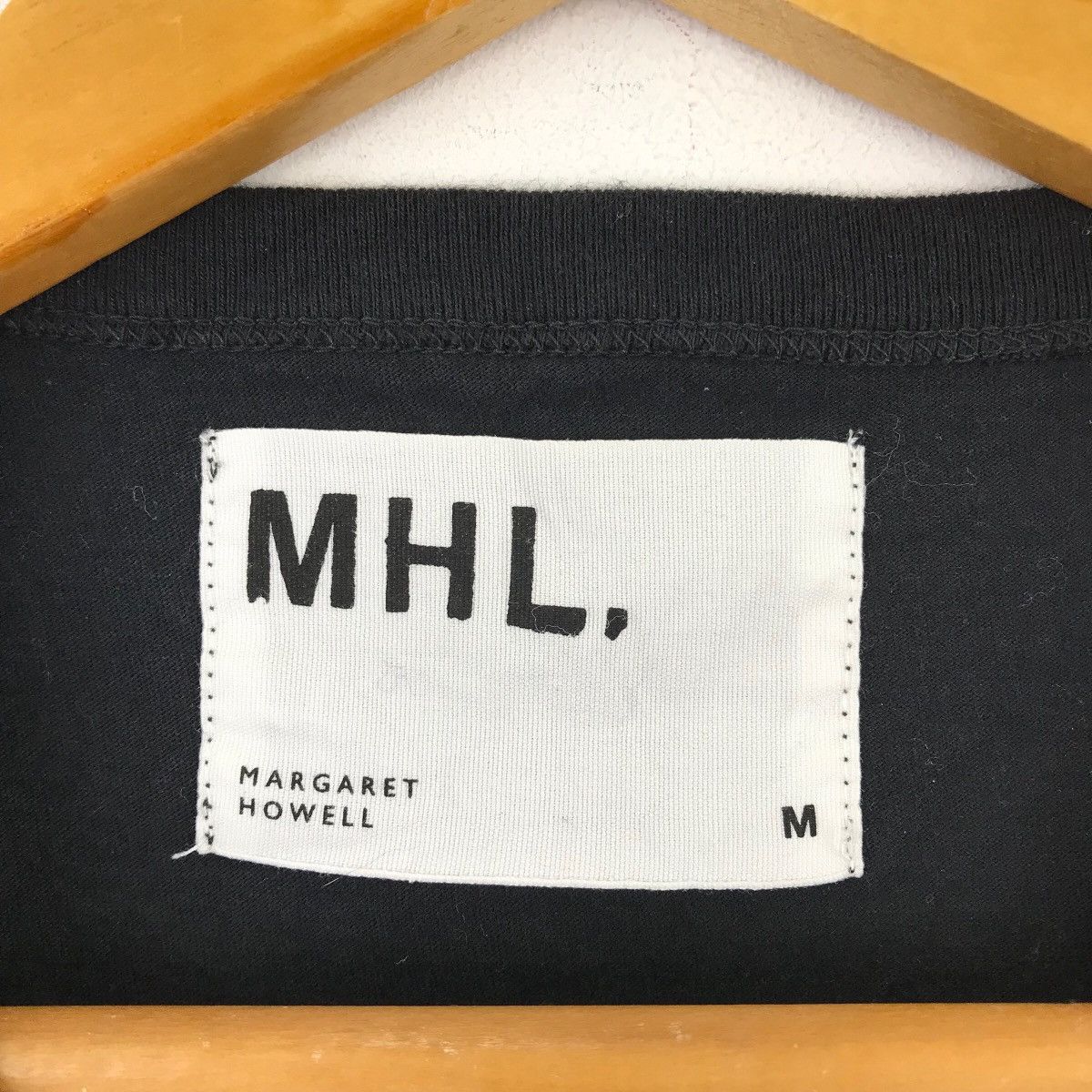 Margaret Howell MARGARET HOWELL MHL. British Logo Black T-Shirts Size US M / EU 48-50 / 2 - 3 Thumbnail
