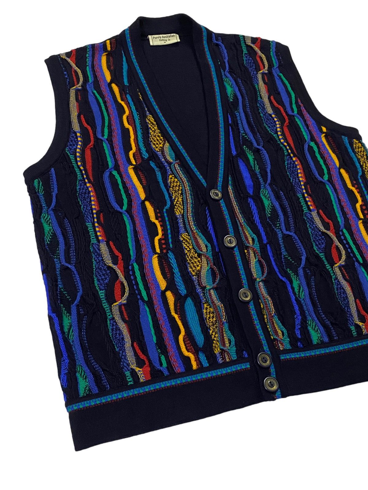 Coogi Purely Australian Knit Vest Coogi Style Size US M / EU 48-50 / 2 - 14 Thumbnail