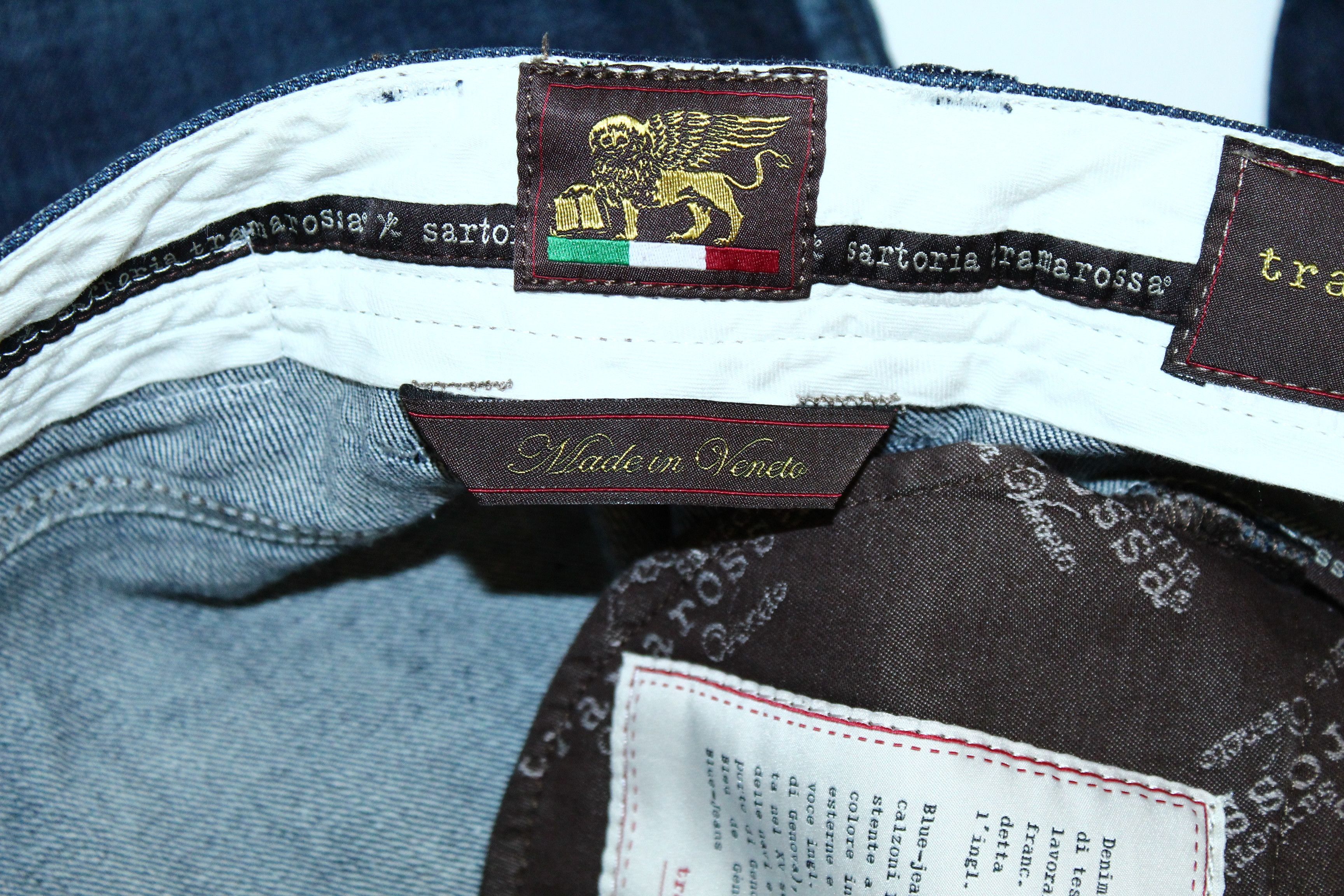Barena TRAMAROSSA LEONARDO light wash blue denim Slim fit Jeans Size US 32 / EU 48 - 12 Thumbnail