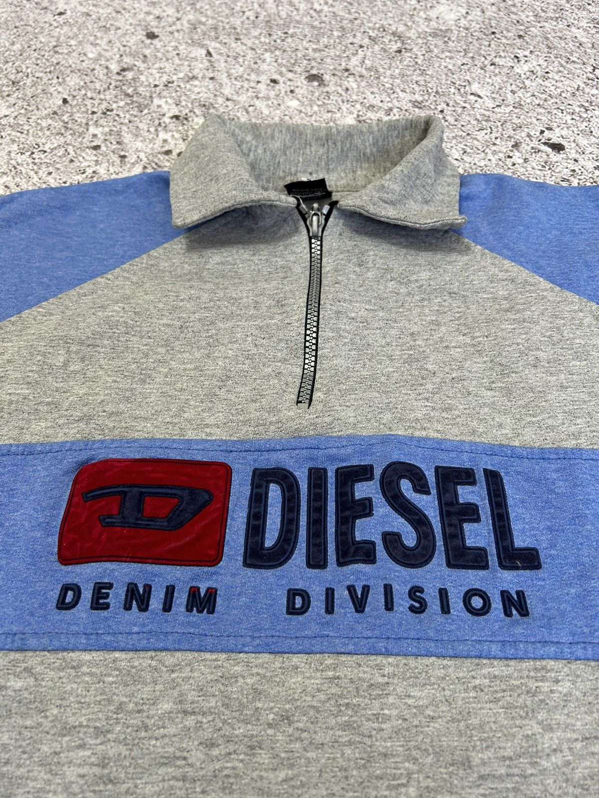 Diesel × Japanese Brand × Vintage Diesel Denim Division Vintage Sweater Y2K Hype Big Logo Size US S / EU 44-46 / 1 - 5 Thumbnail