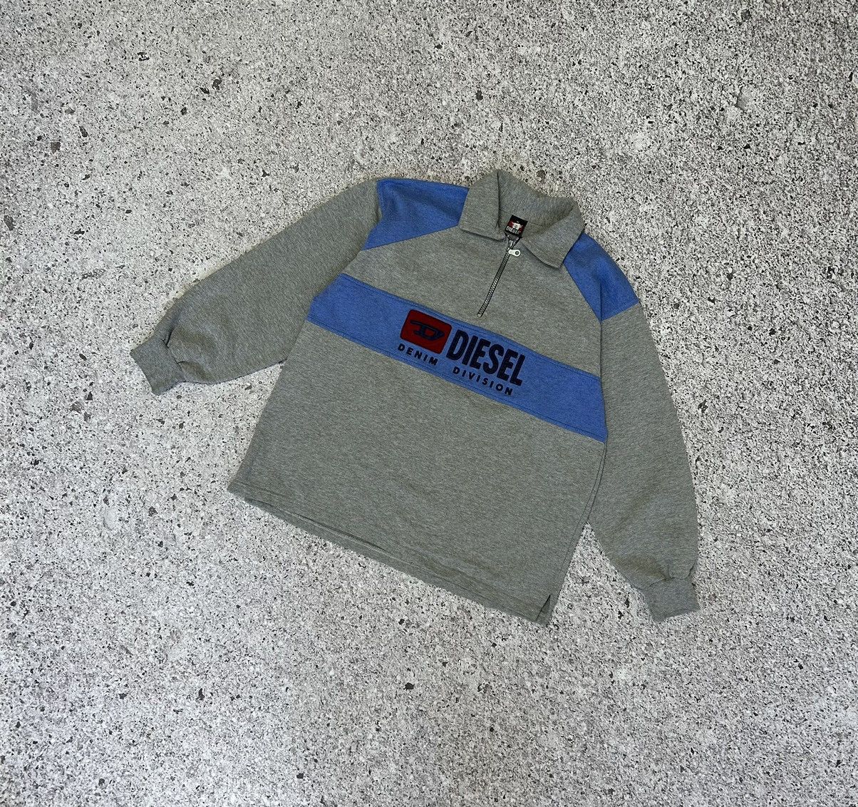 Diesel × Japanese Brand × Vintage Diesel Denim Division Vintage Sweater Y2K Hype Big Logo Size US S / EU 44-46 / 1 - 4 Thumbnail