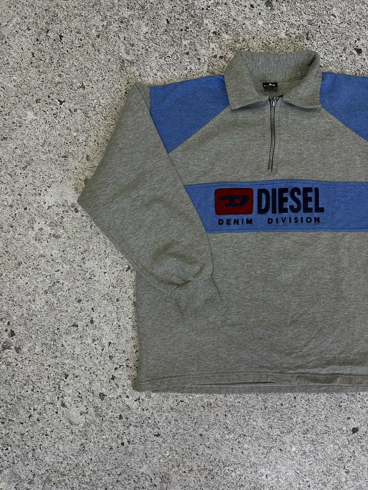 Diesel × Japanese Brand × Vintage Diesel Denim Division Vintage Sweater Y2K Hype Big Logo Size US S / EU 44-46 / 1 - 2 Thumbnail