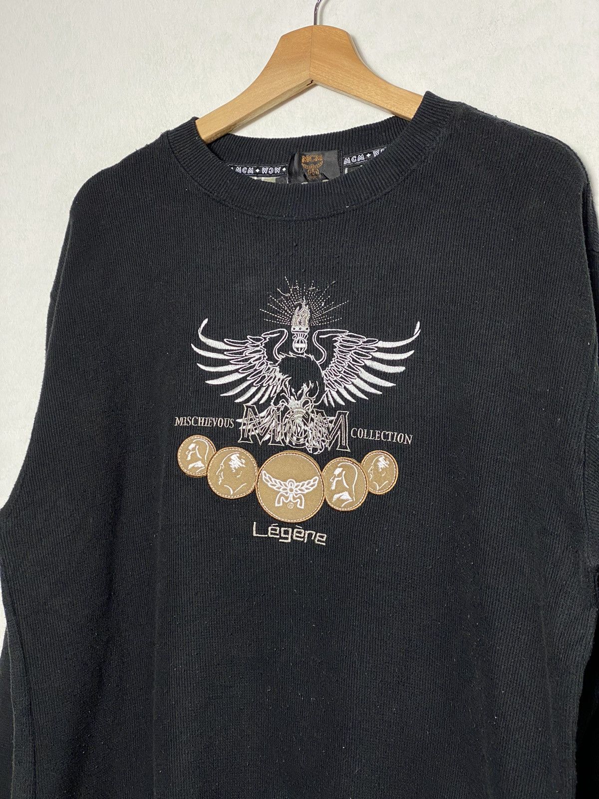 Japanese Brand Vintage MCM Légére Leather Embroidered / Travis Scott Stussy Size US L / EU 52-54 / 3 - 2 Thumbnail