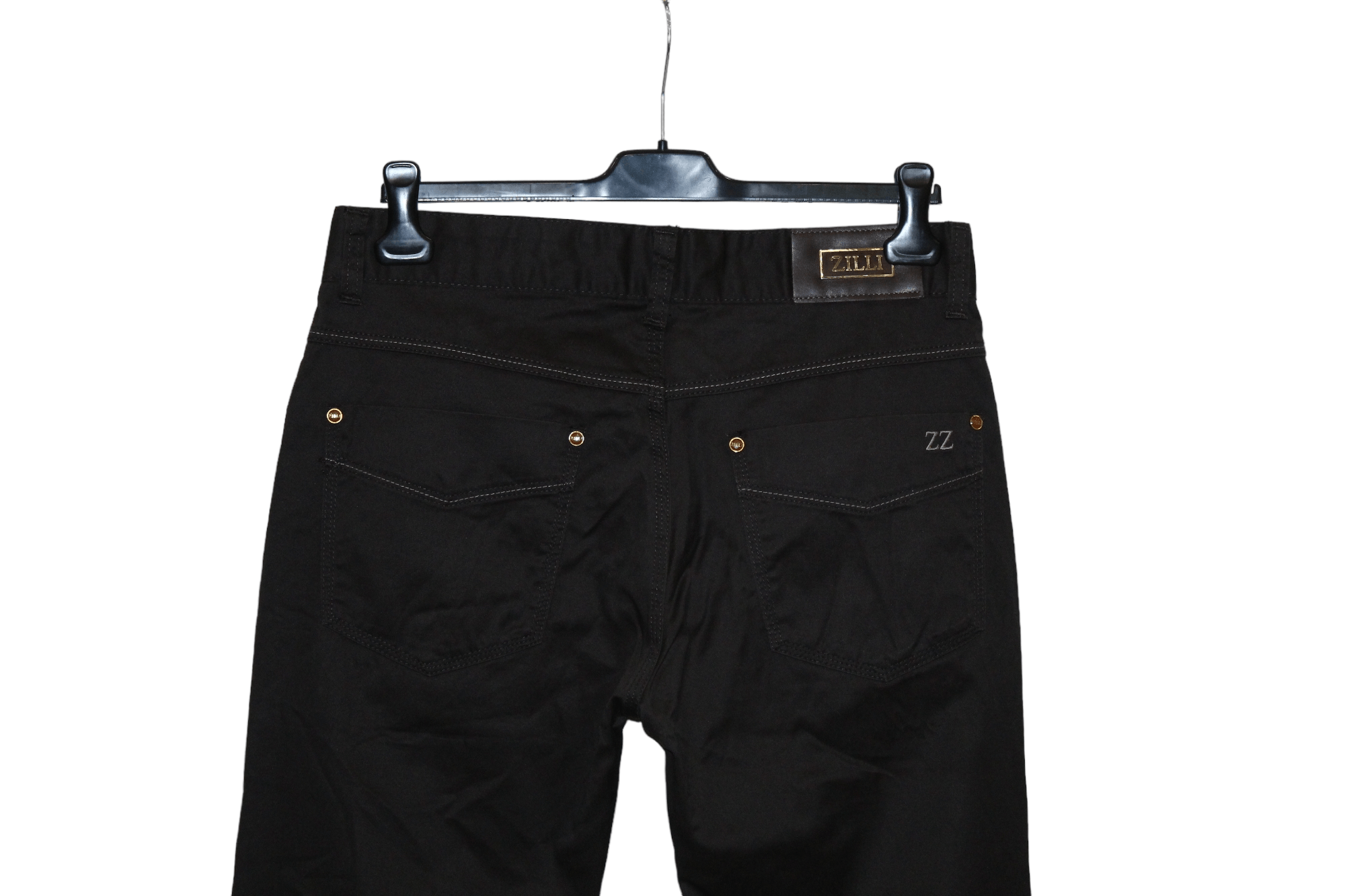 Zilli Luxury Zilli Tapered black coffee Satin Cotton chino Pants Size US 32 / EU 48 - 5 Thumbnail