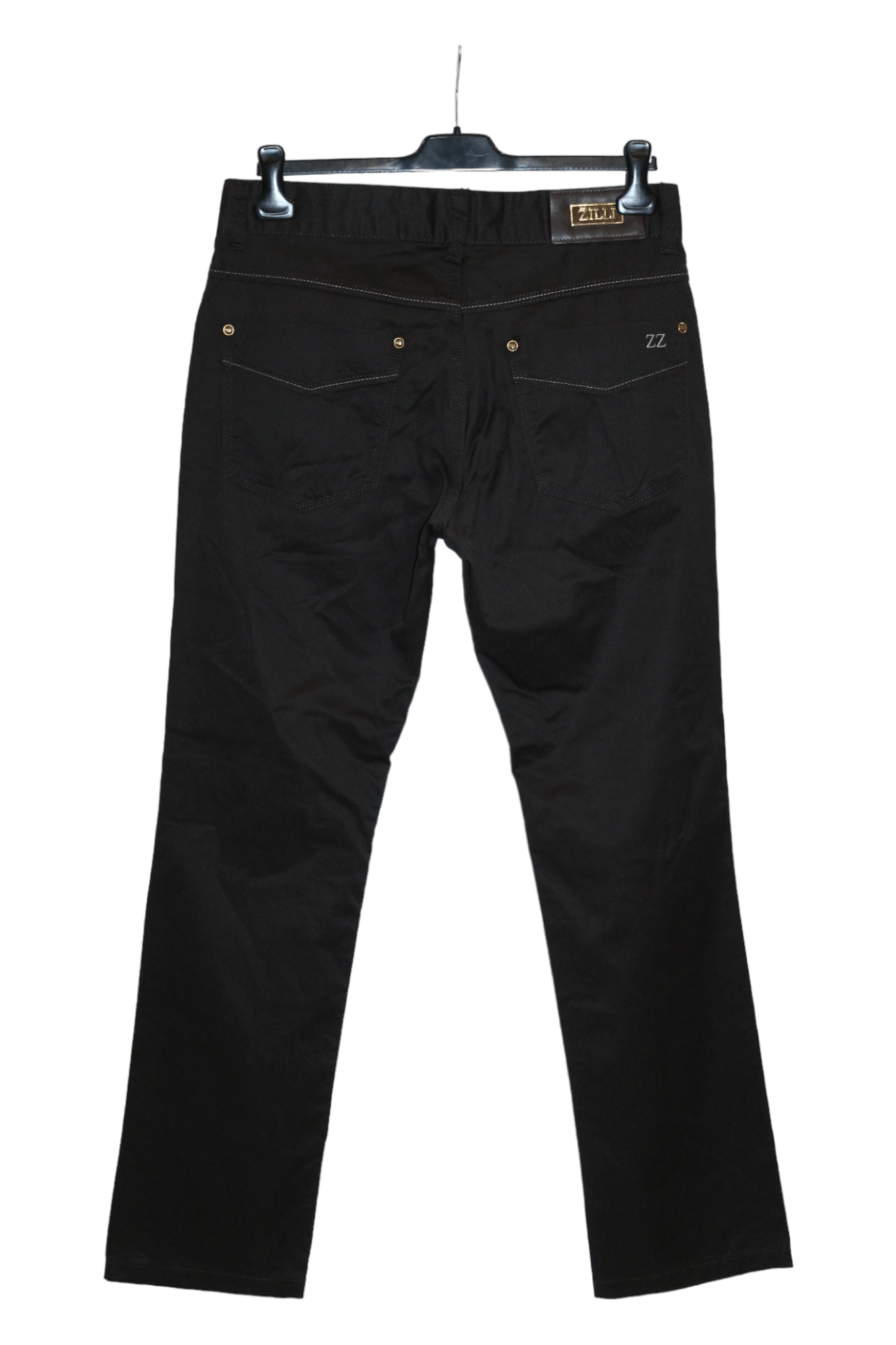 Zilli Luxury Zilli Tapered black coffee Satin Cotton chino Pants Size US 32 / EU 48 - 4 Thumbnail
