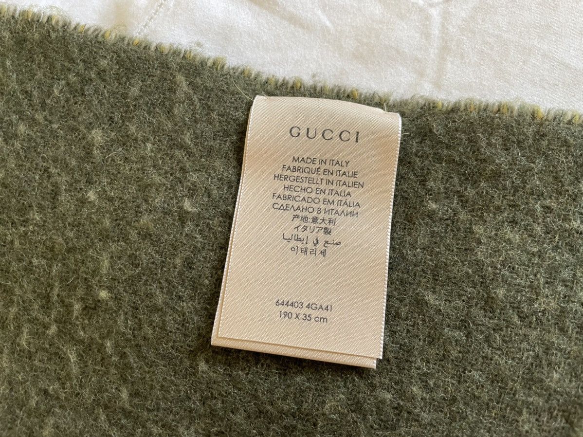 Gucci Gucci checked wool blend scarf Size ONE SIZE - 5 Thumbnail