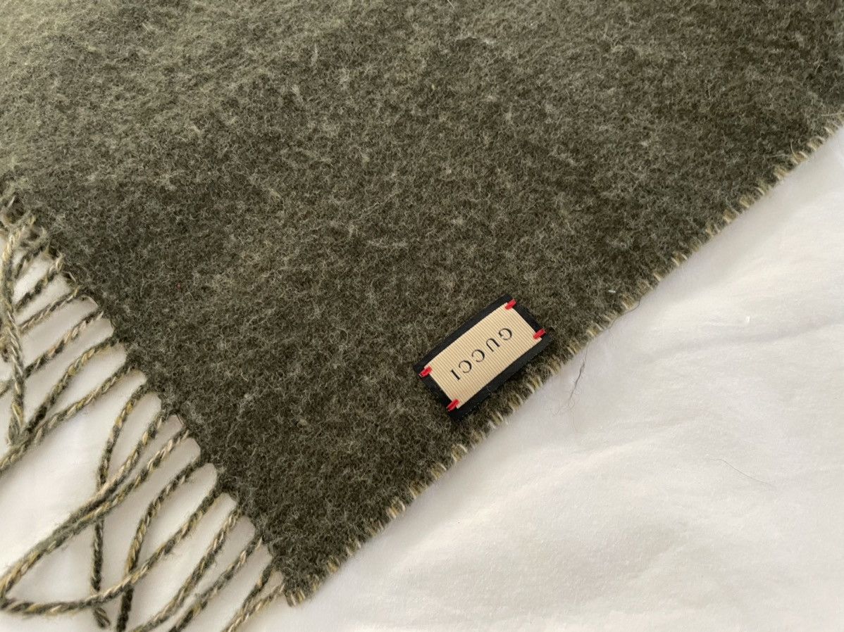 Gucci Gucci checked wool blend scarf Size ONE SIZE - 9 Thumbnail