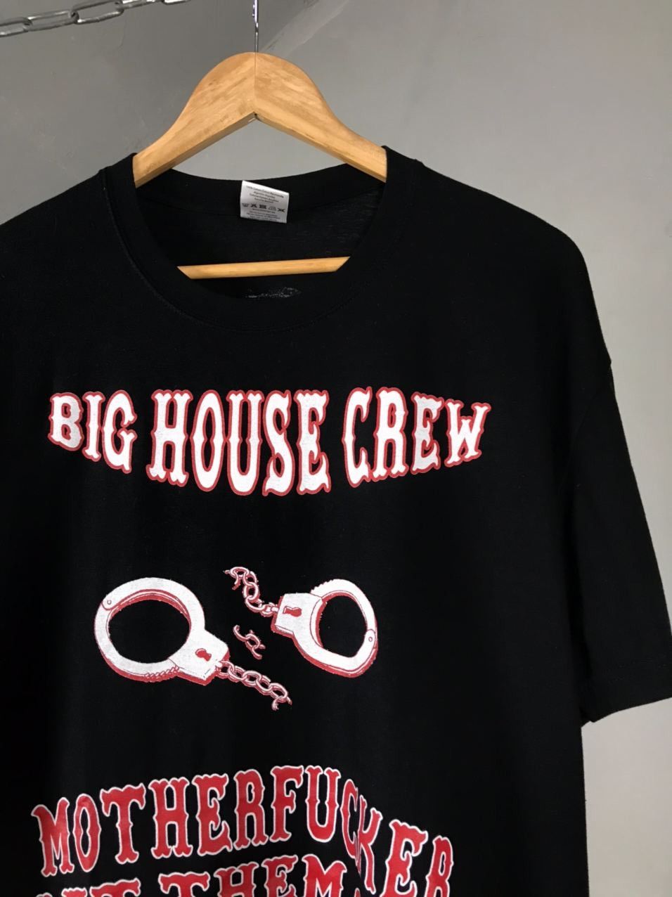 Other × Vintage Big House Crew ACAB vintage streetwear black tee Size US XL / EU 56 / 4 - 2 Thumbnail