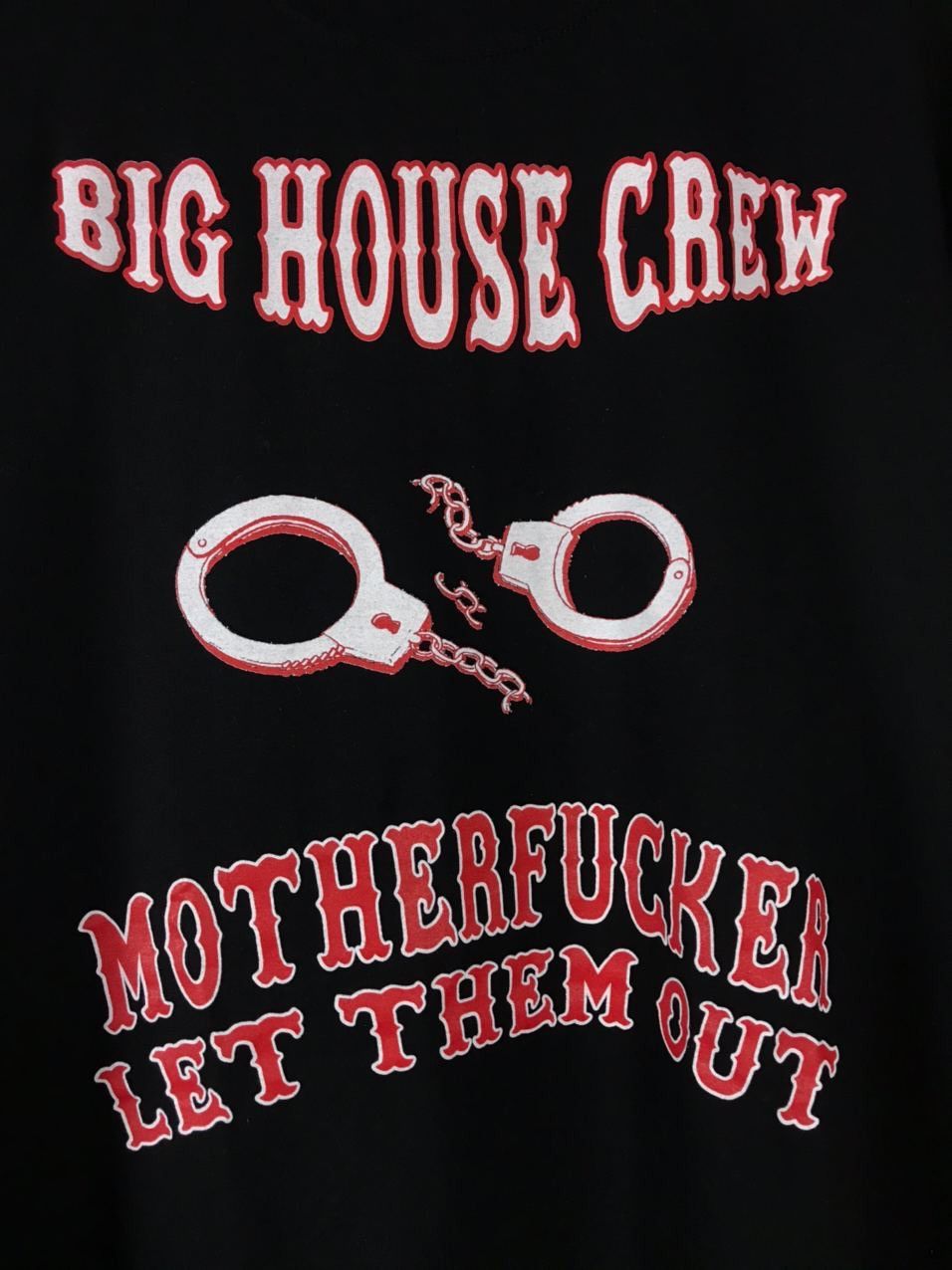 Other × Vintage Big House Crew ACAB vintage streetwear black tee Size US XL / EU 56 / 4 - 3 Thumbnail