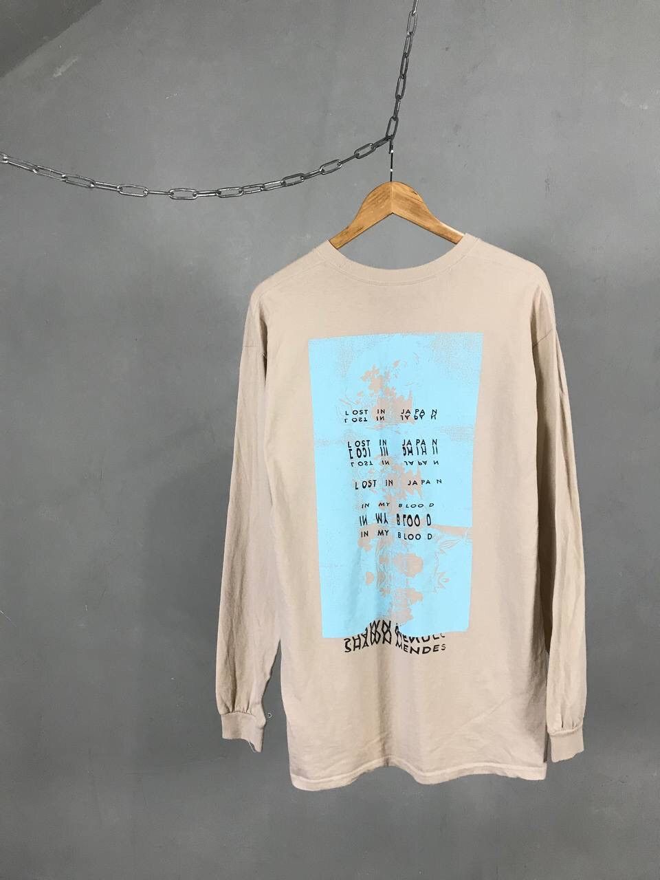 Band Tees × Japanese Brand Shawn Mendes Lost in Japan streetwear band tee longsleeve Size US L / EU 52-54 / 3 - 6 Thumbnail