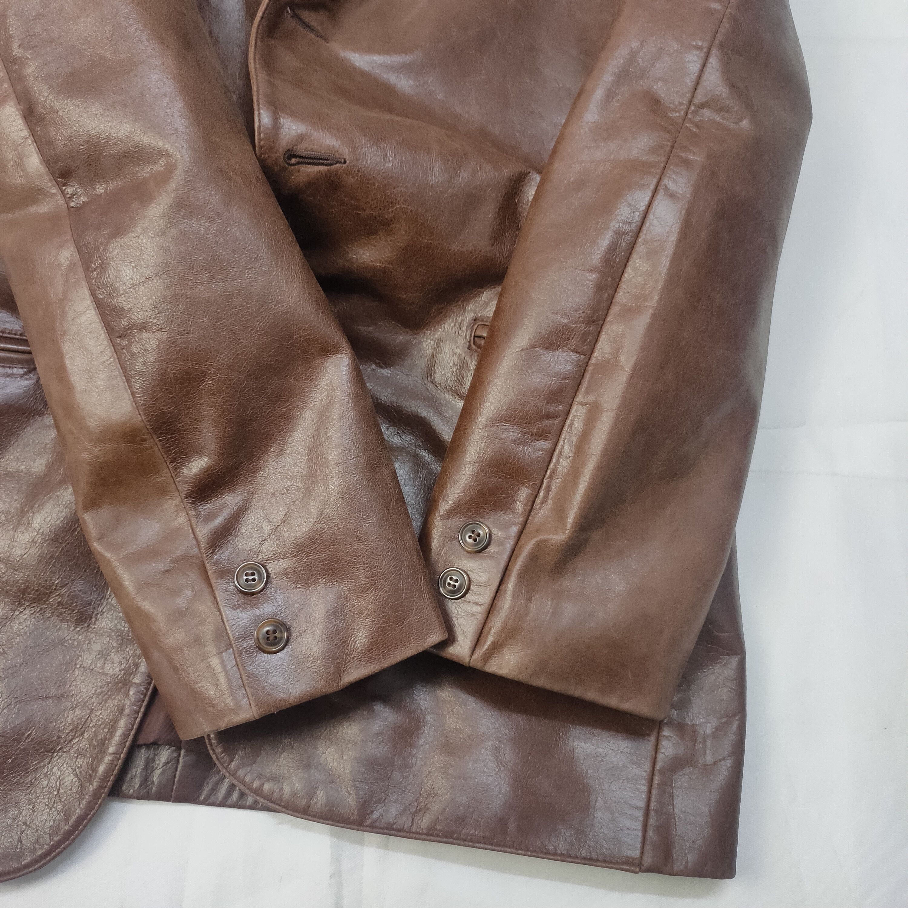 Indian Motorcycle Sugar Cane Indian Motorcycle Horsehide Leather Jacket Size US M / EU 48-50 / 2 - 7 Thumbnail