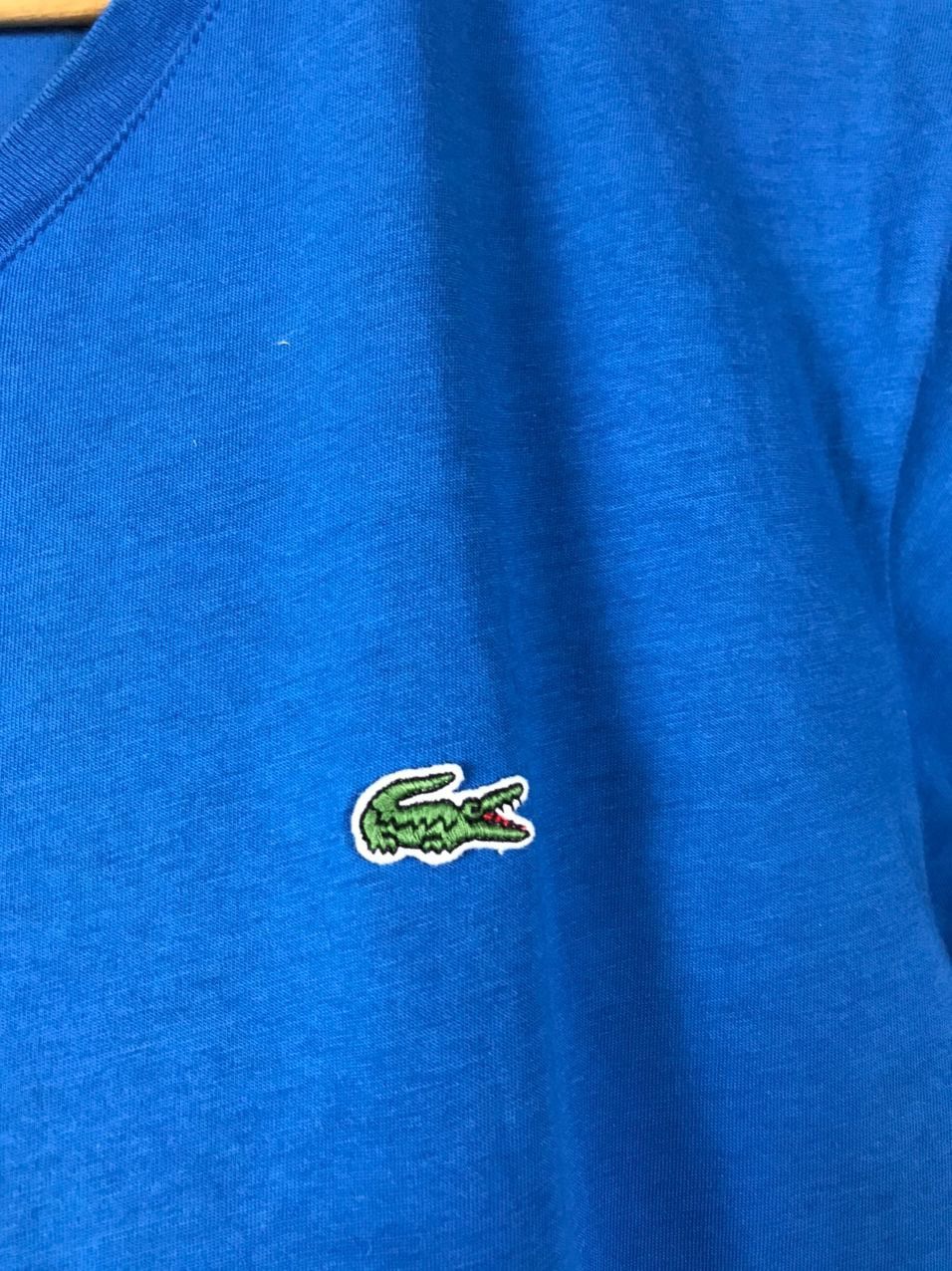 Lacoste Lacoste luxury streetwear blue tee Size US M / EU 48-50 / 2 - 3 Thumbnail