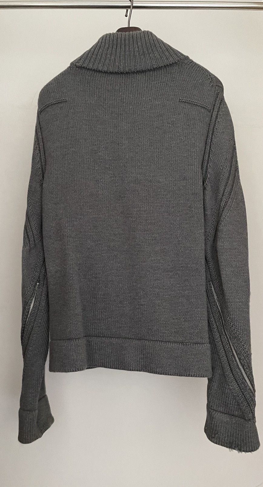 Dior × Hedi Slimane Dior Homme AW03 Heavy Merino Wool Biker