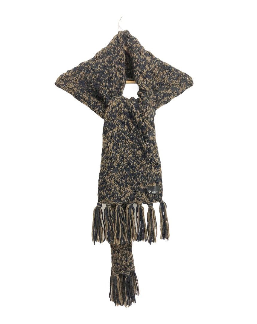 Taishi Nobukuni TK by Taishi Nobukuni era Wool Knit Muffler / Scarf Size ONE SIZE - 3 Thumbnail