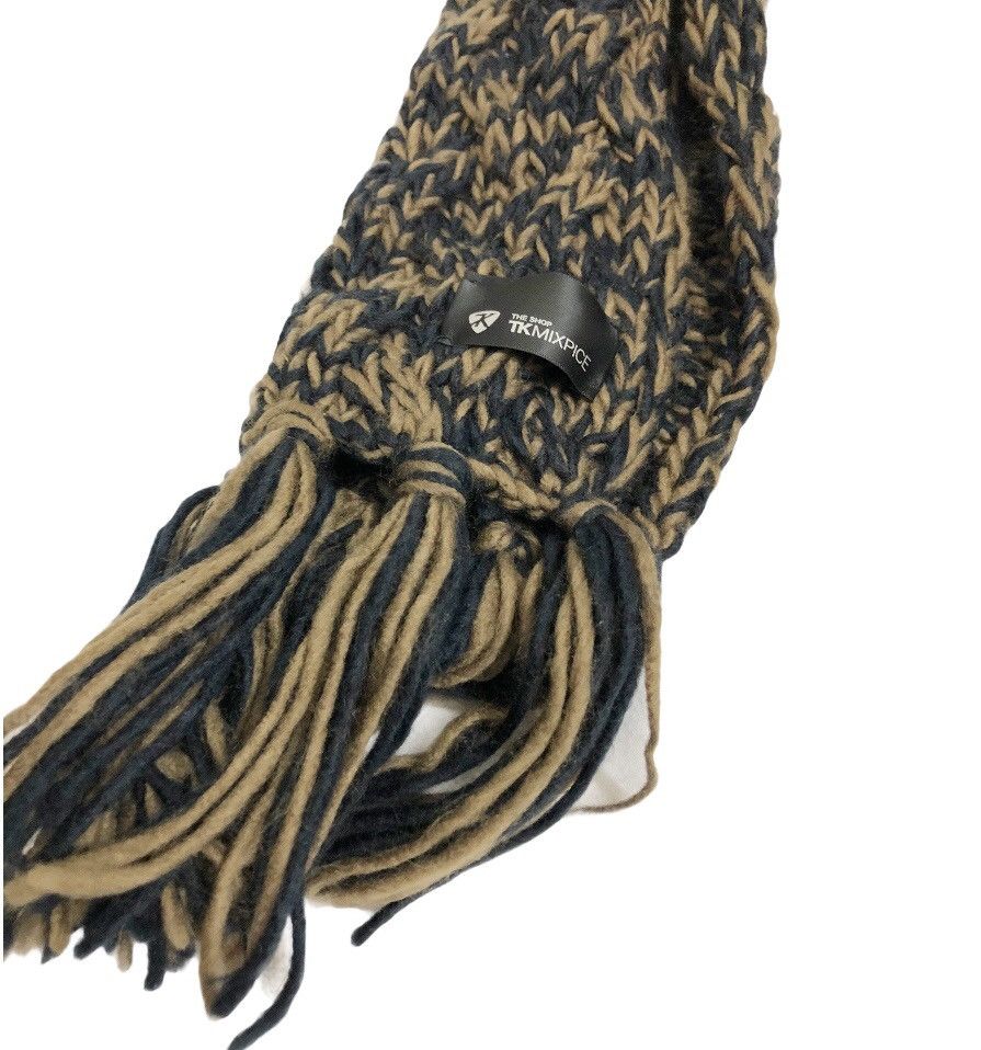Taishi Nobukuni TK by Taishi Nobukuni era Wool Knit Muffler / Scarf Size ONE SIZE - 12 Thumbnail