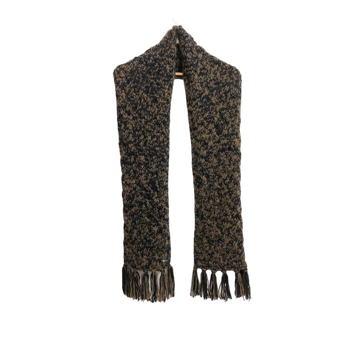 Taishi Nobukuni TK by Taishi Nobukuni era Wool Knit Muffler / Scarf Size ONE SIZE - 2 Thumbnail