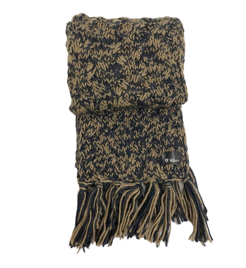Taishi Nobukuni TK by Taishi Nobukuni era Wool Knit Muffler / Scarf Size ONE SIZE - 8 Thumbnail