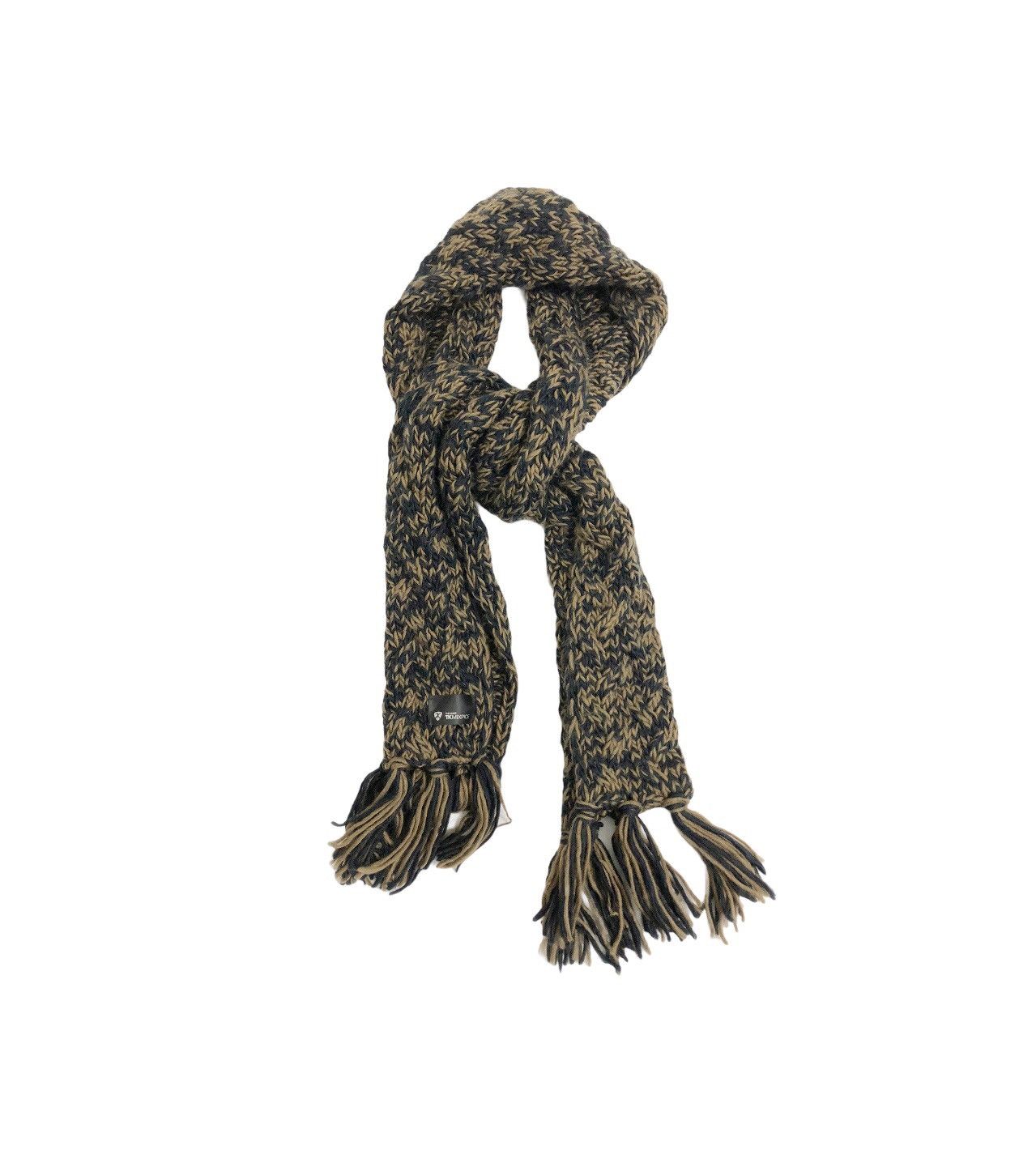 Taishi Nobukuni TK by Taishi Nobukuni era Wool Knit Muffler / Scarf Size ONE SIZE - 1 Thumbnail